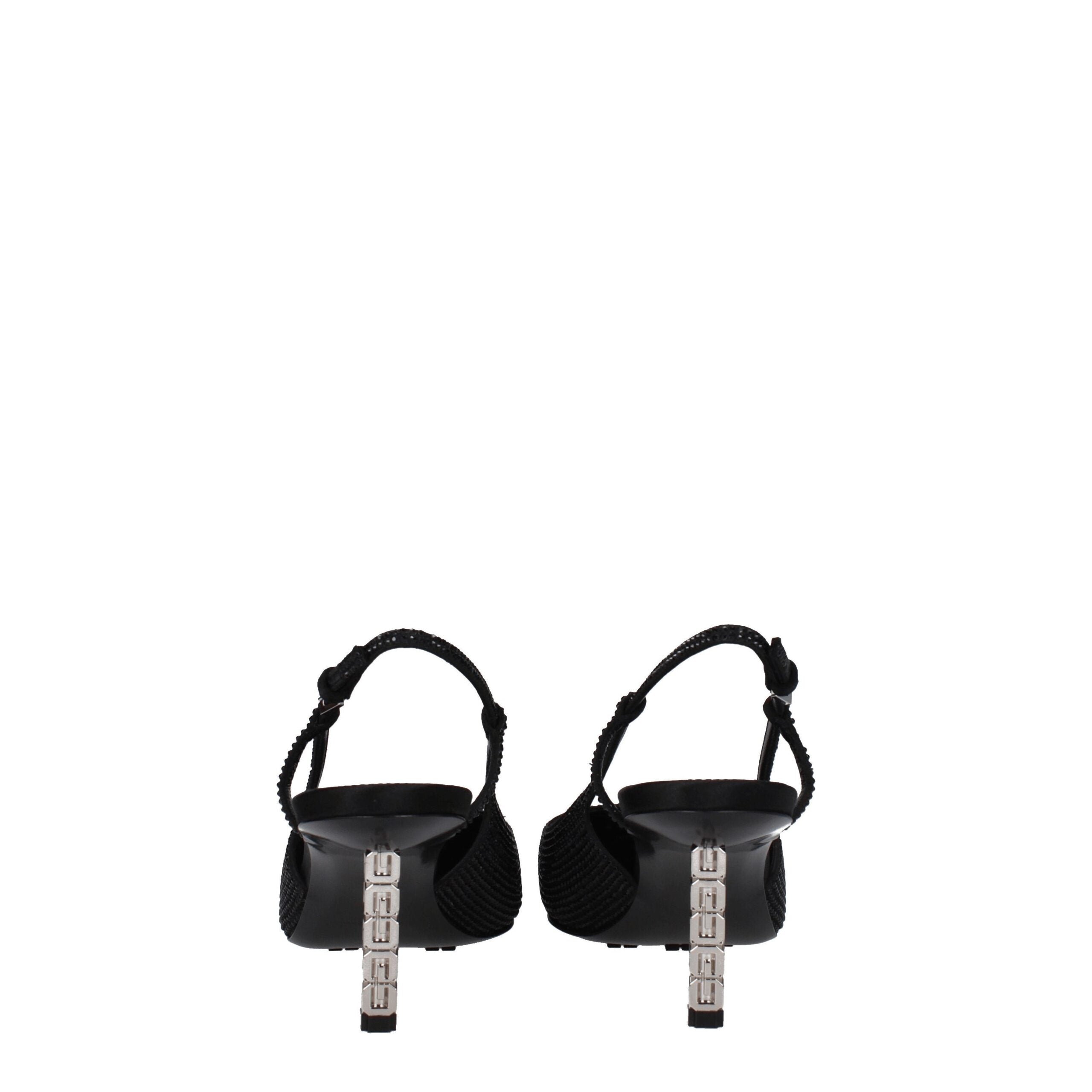 Givenchy Schwarze Stoffpumps-5