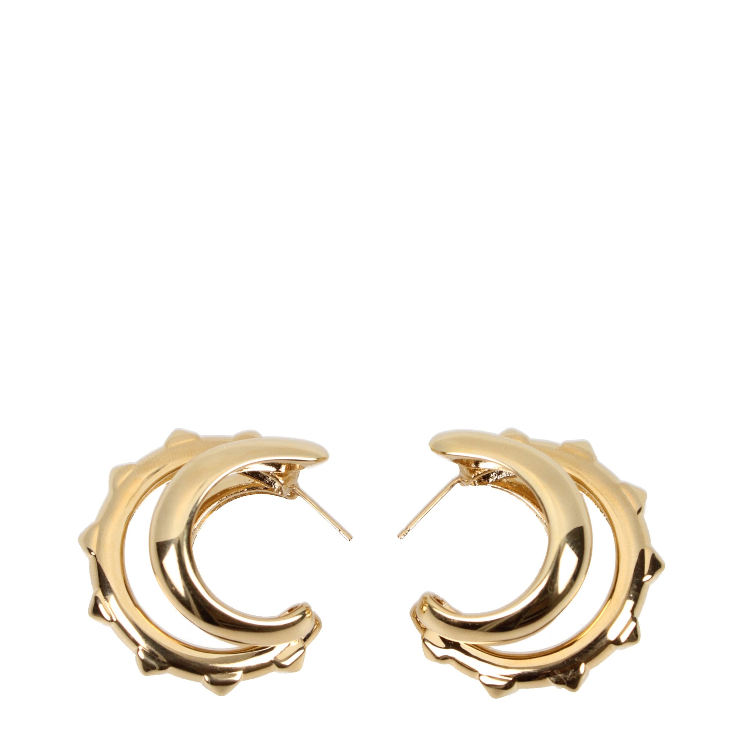 Valentino Garavani gold metal earrings-1