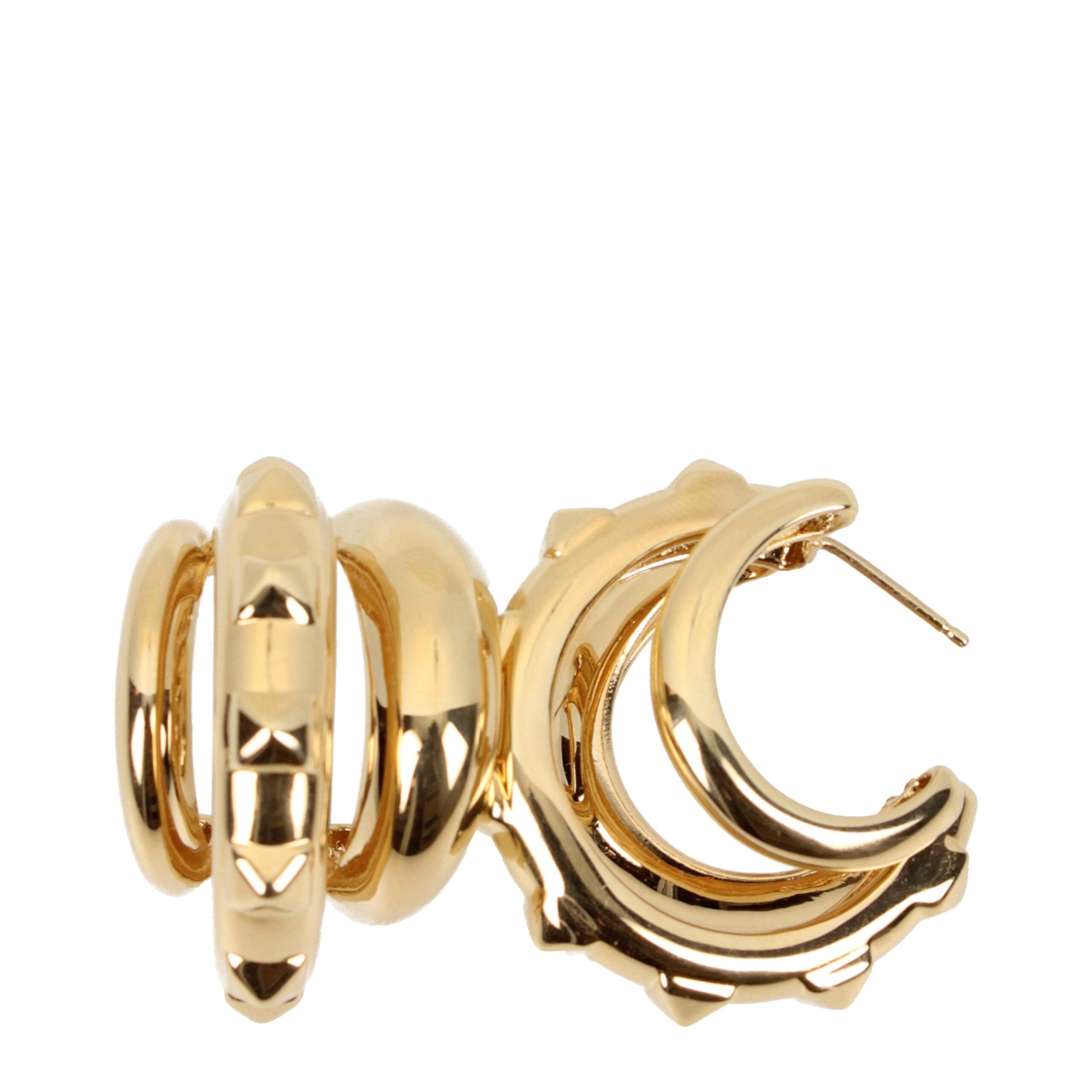 Valentino Garavani gold metal earrings-2