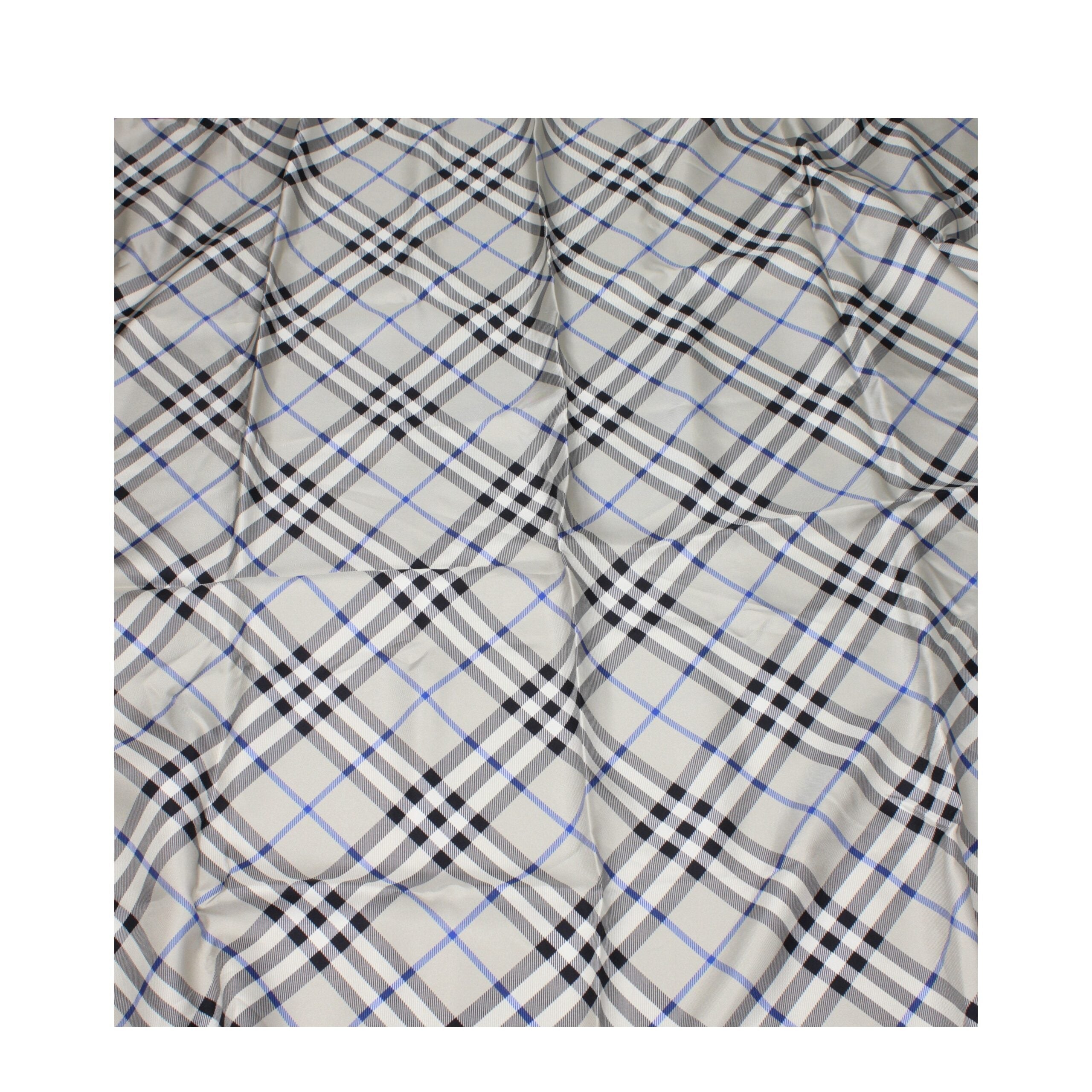 Burberry Grauer Seidenschal-2