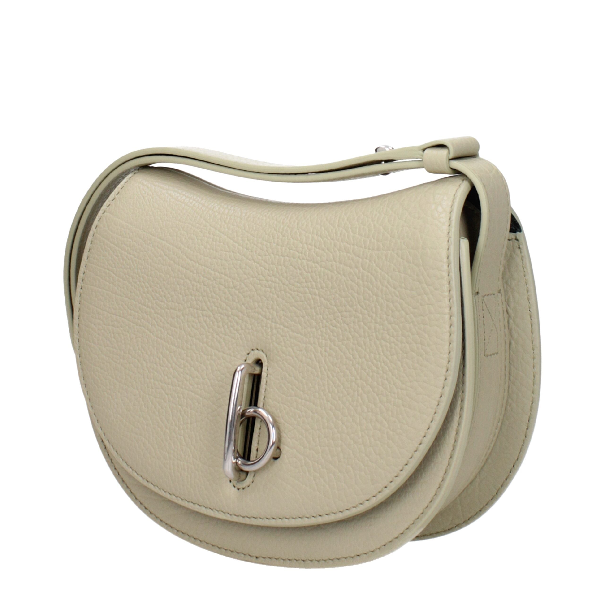 Burberry Green Leather Shoulder Bag-2