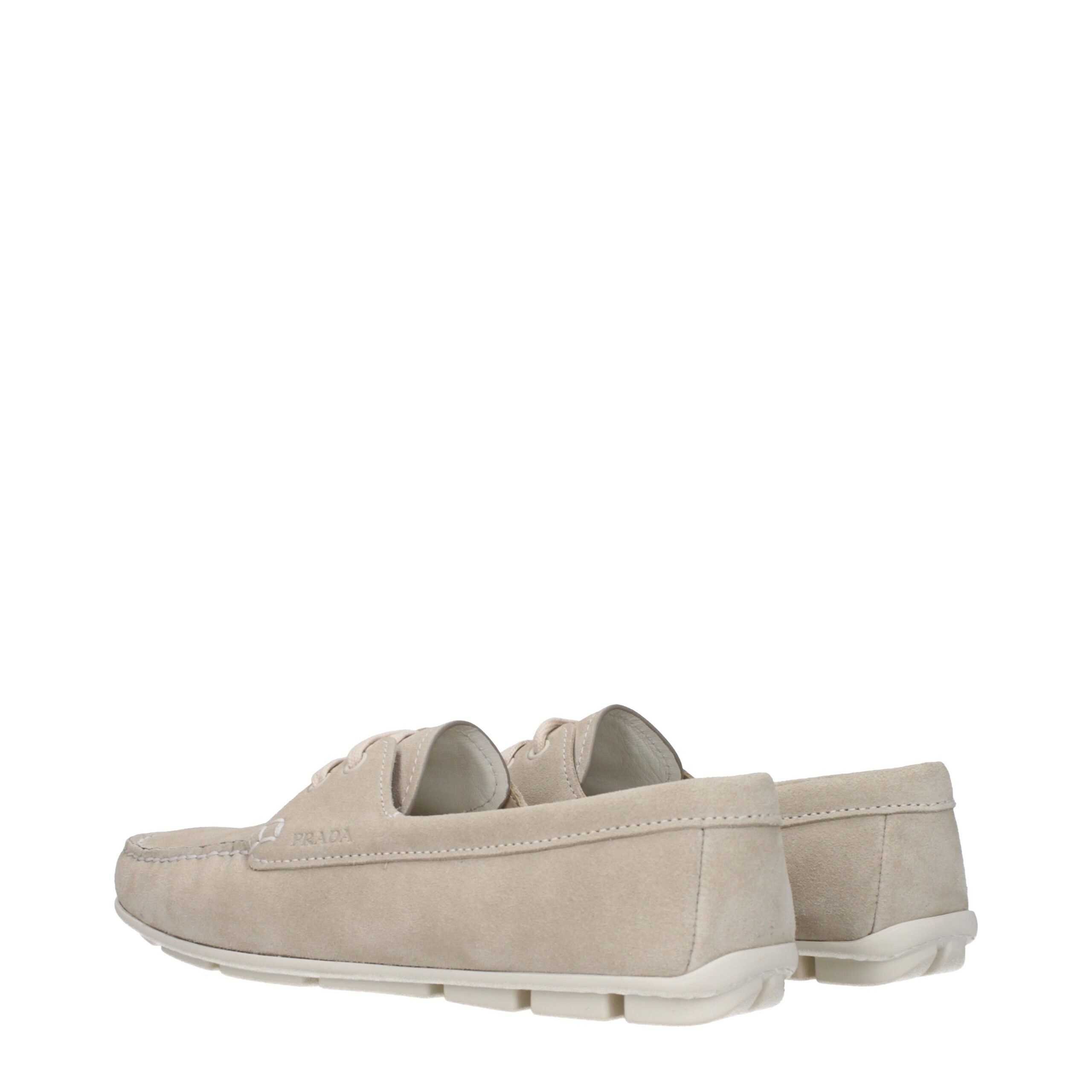 Prada Graue Leder Slipper-4