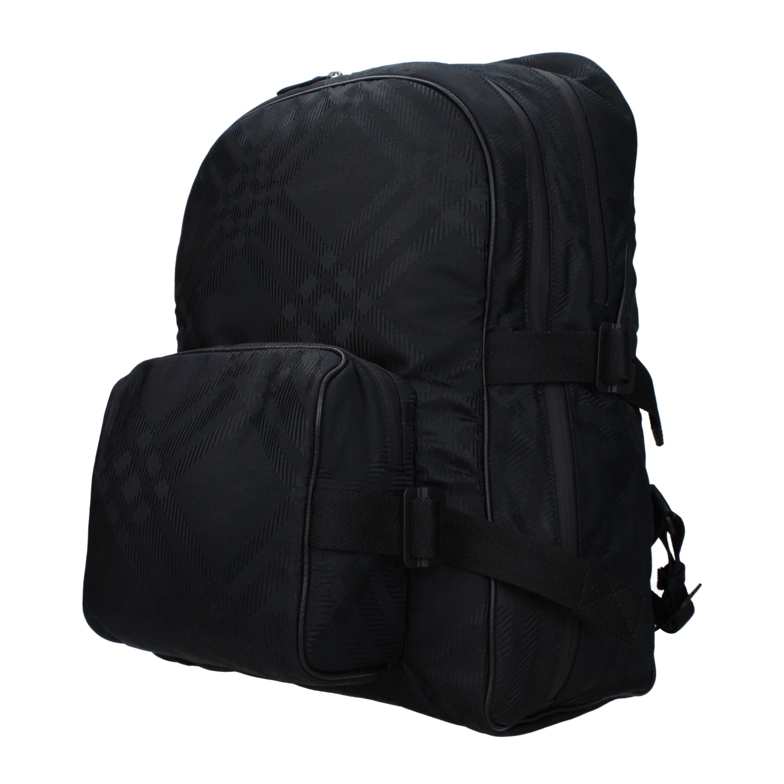 Burberry Schwarzer Stoffrucksack-2