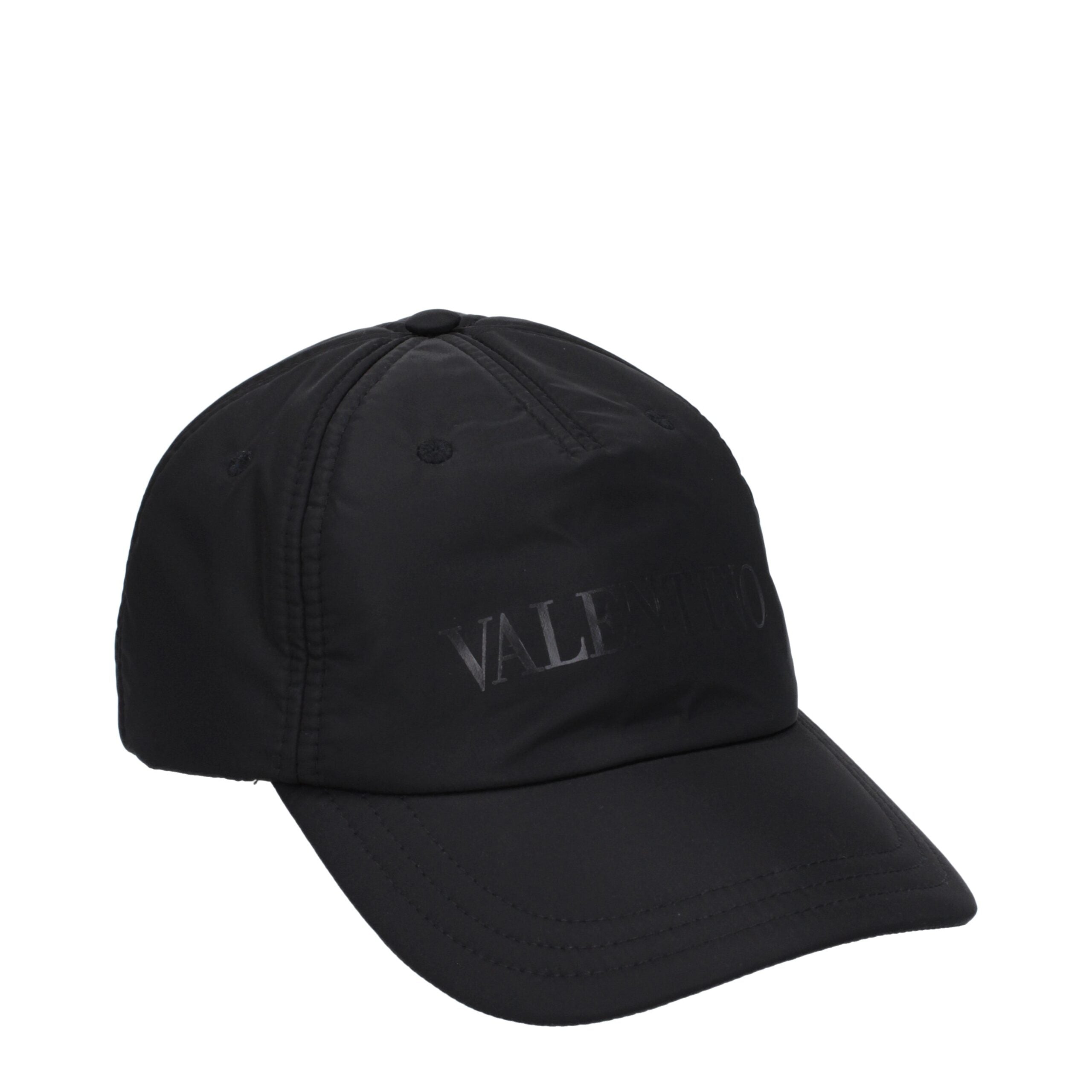 Valentino Garavani Black Polyamide Cap (Baseball Cap)-1