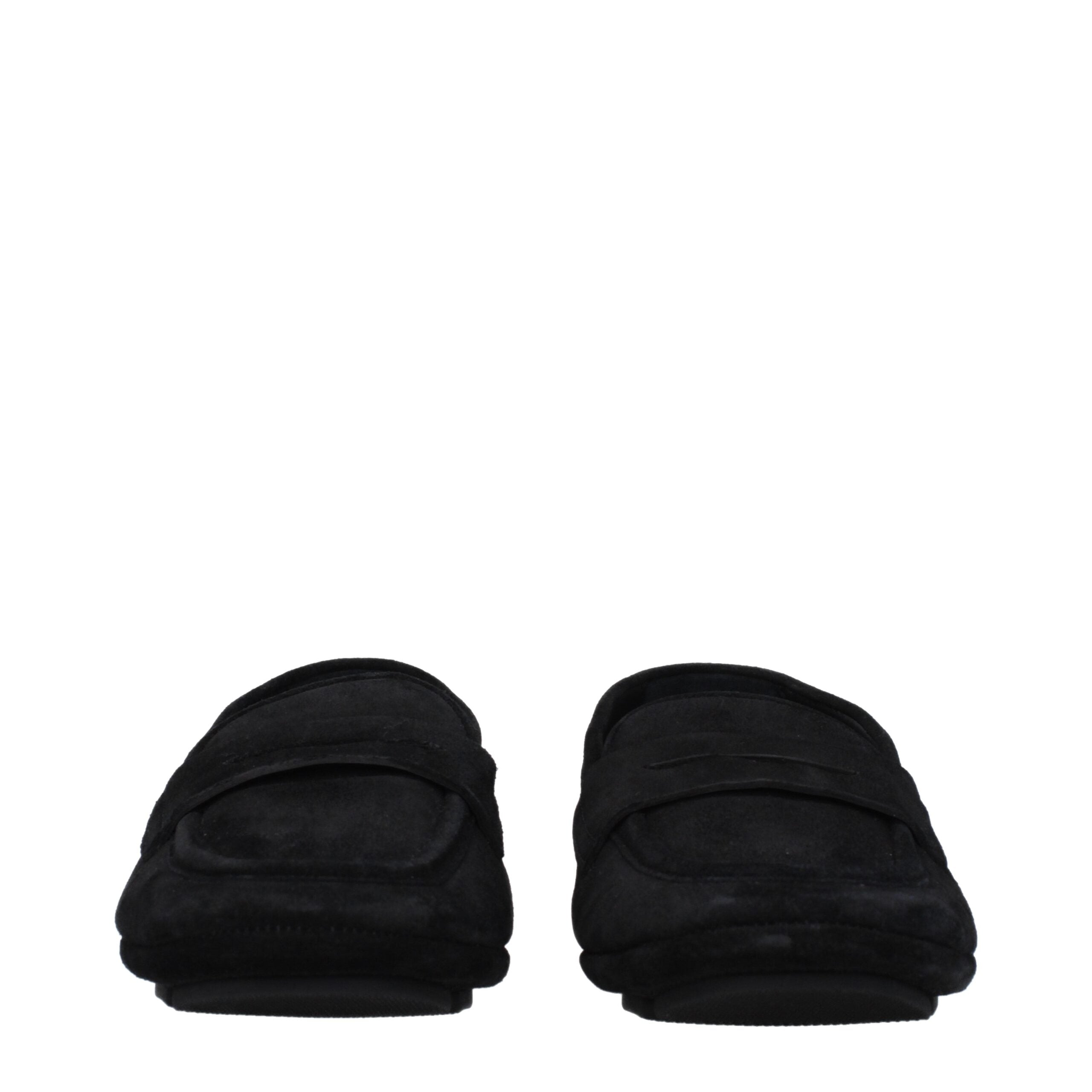 Dolce & Gabbana Schwarze Leder Slipper-3