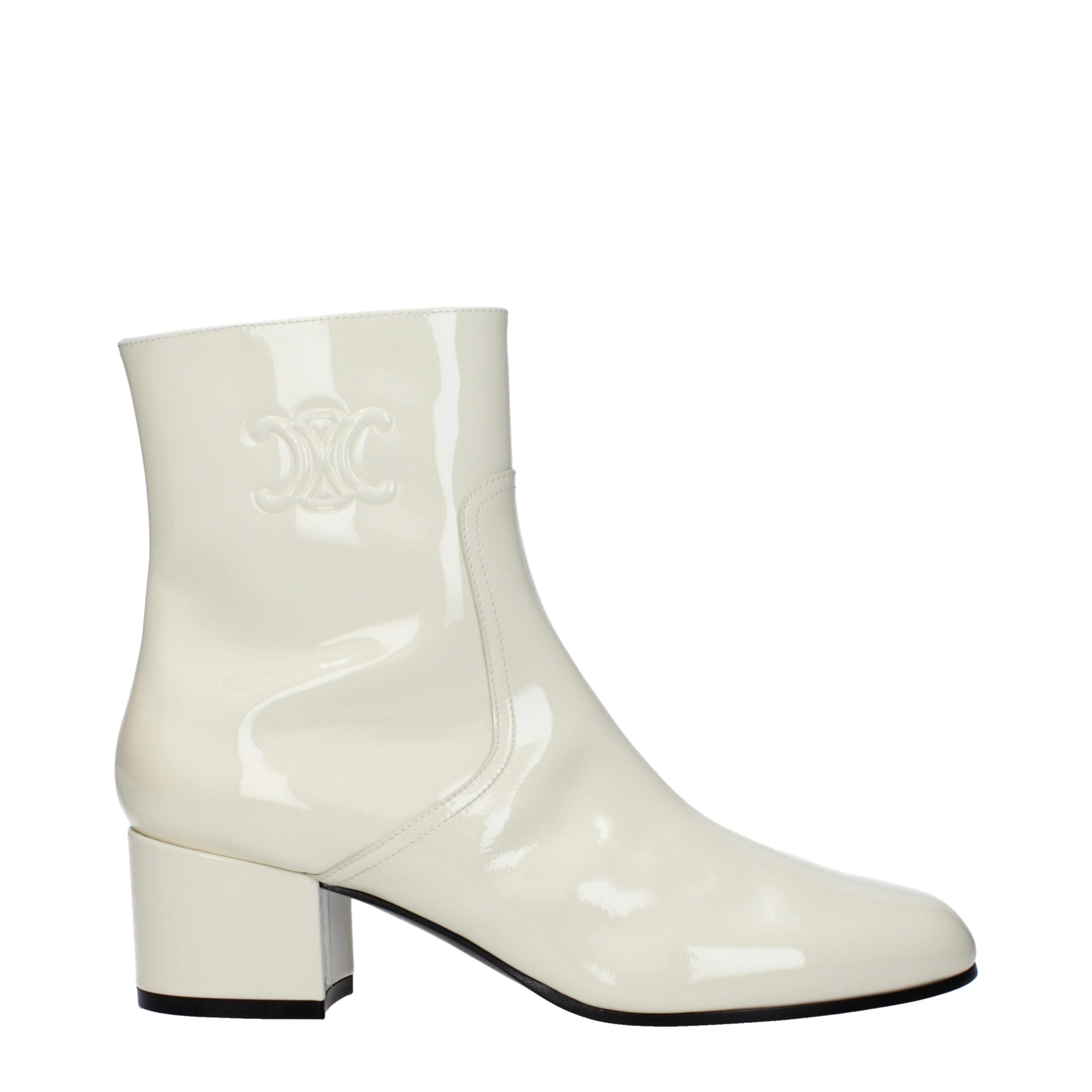 Botines de piel beige Celine-1