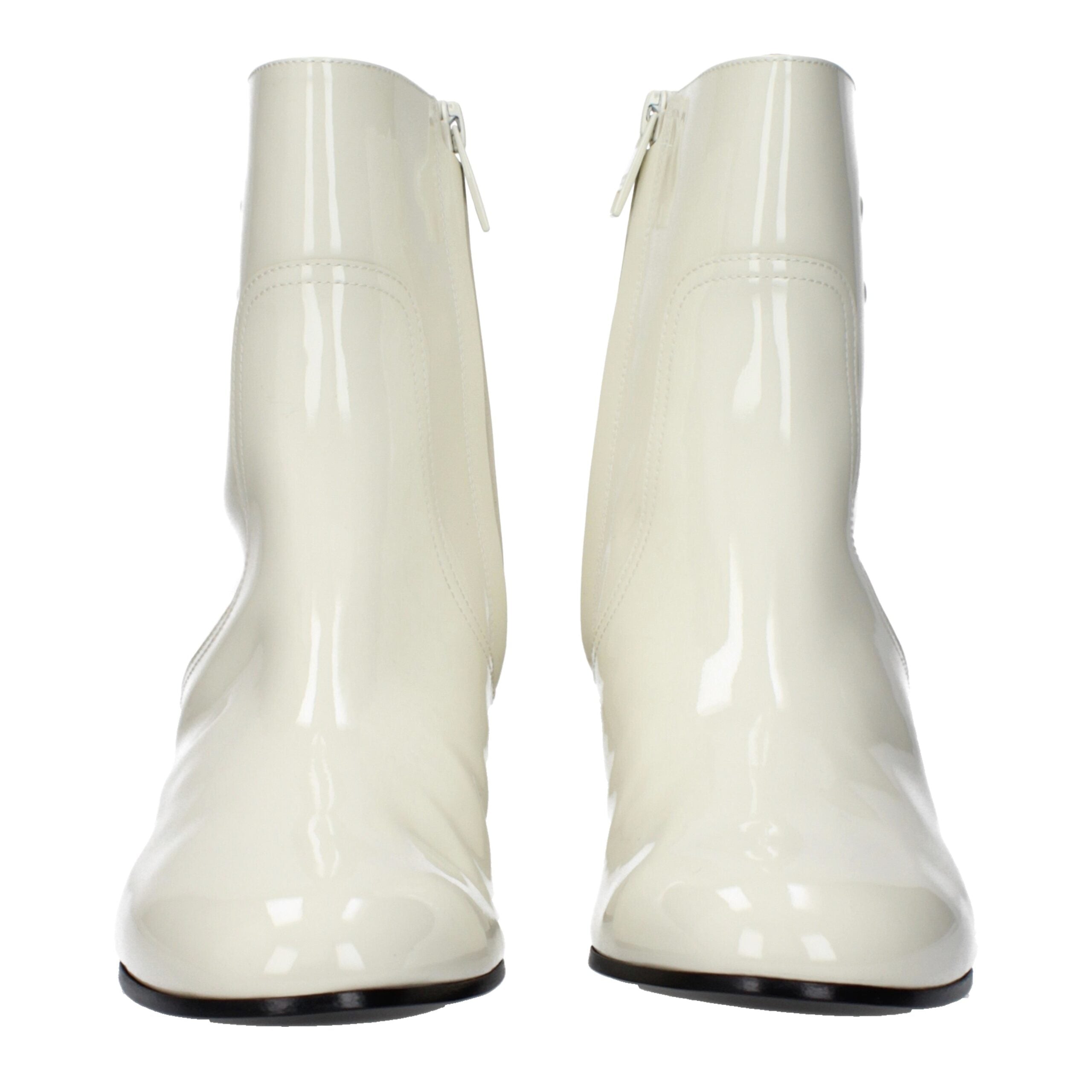 Botines de piel beige Celine-3