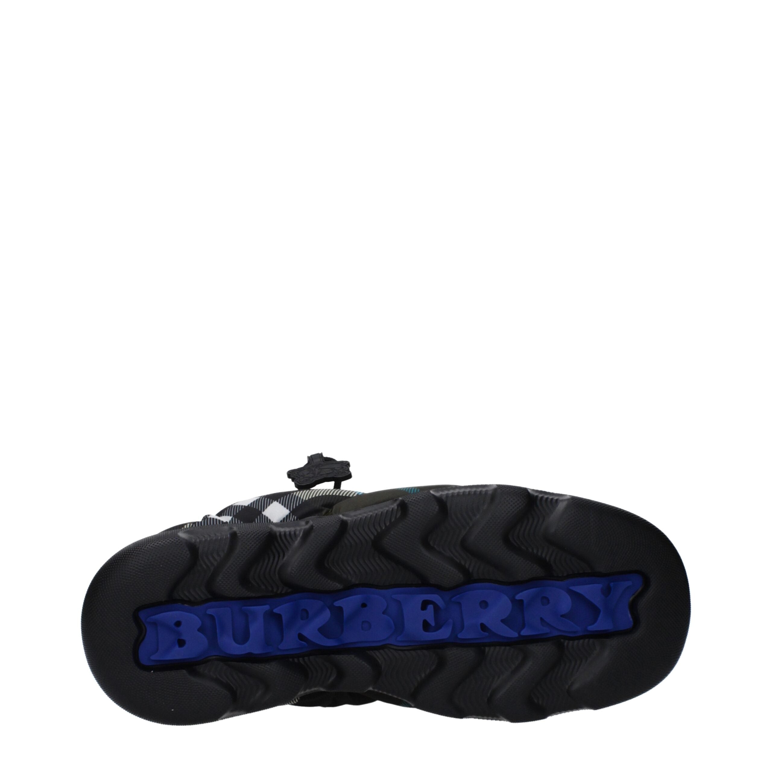 Burberry slippers in green fabric-5