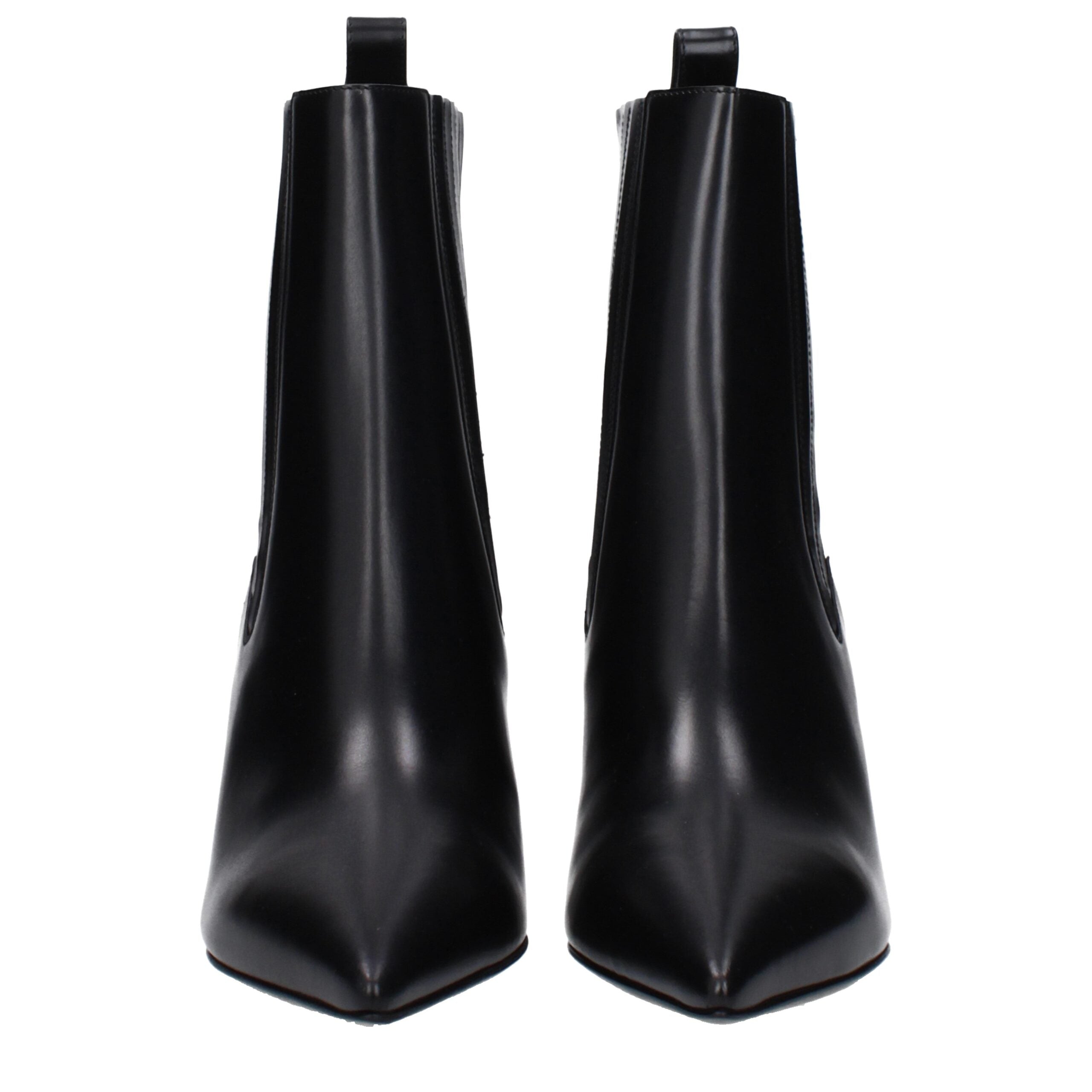 Valentino Garavani Black Leather Ankle Boots-3