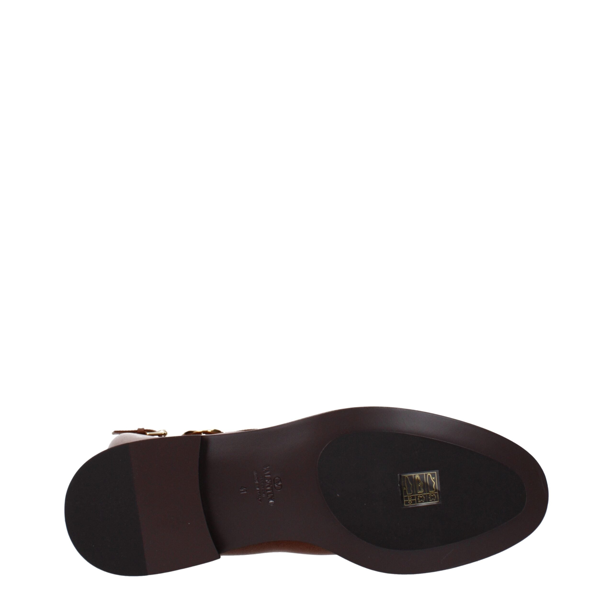 Valentino Garavani Brown Leather Boots-5