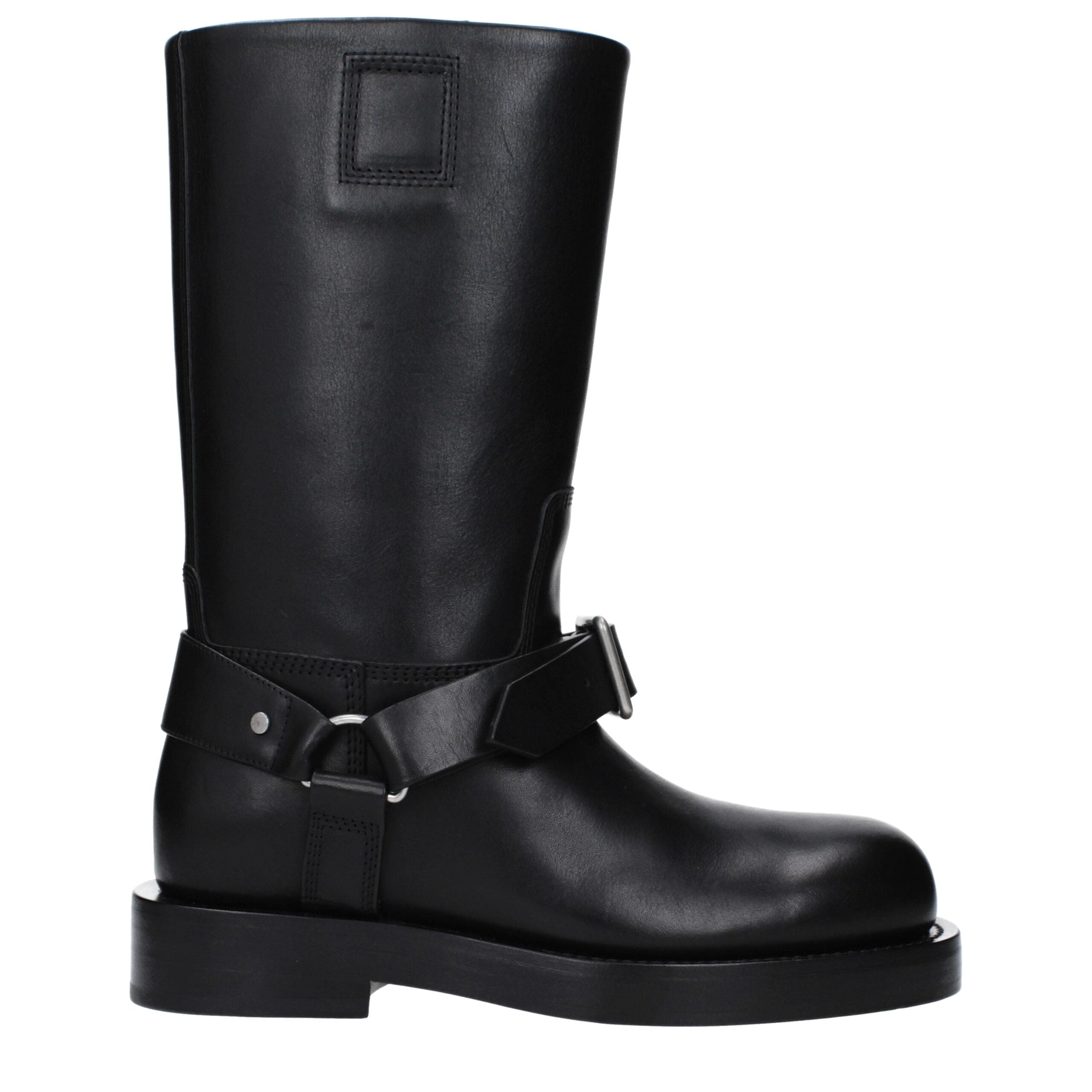 Burberry Black Leather Boots-1