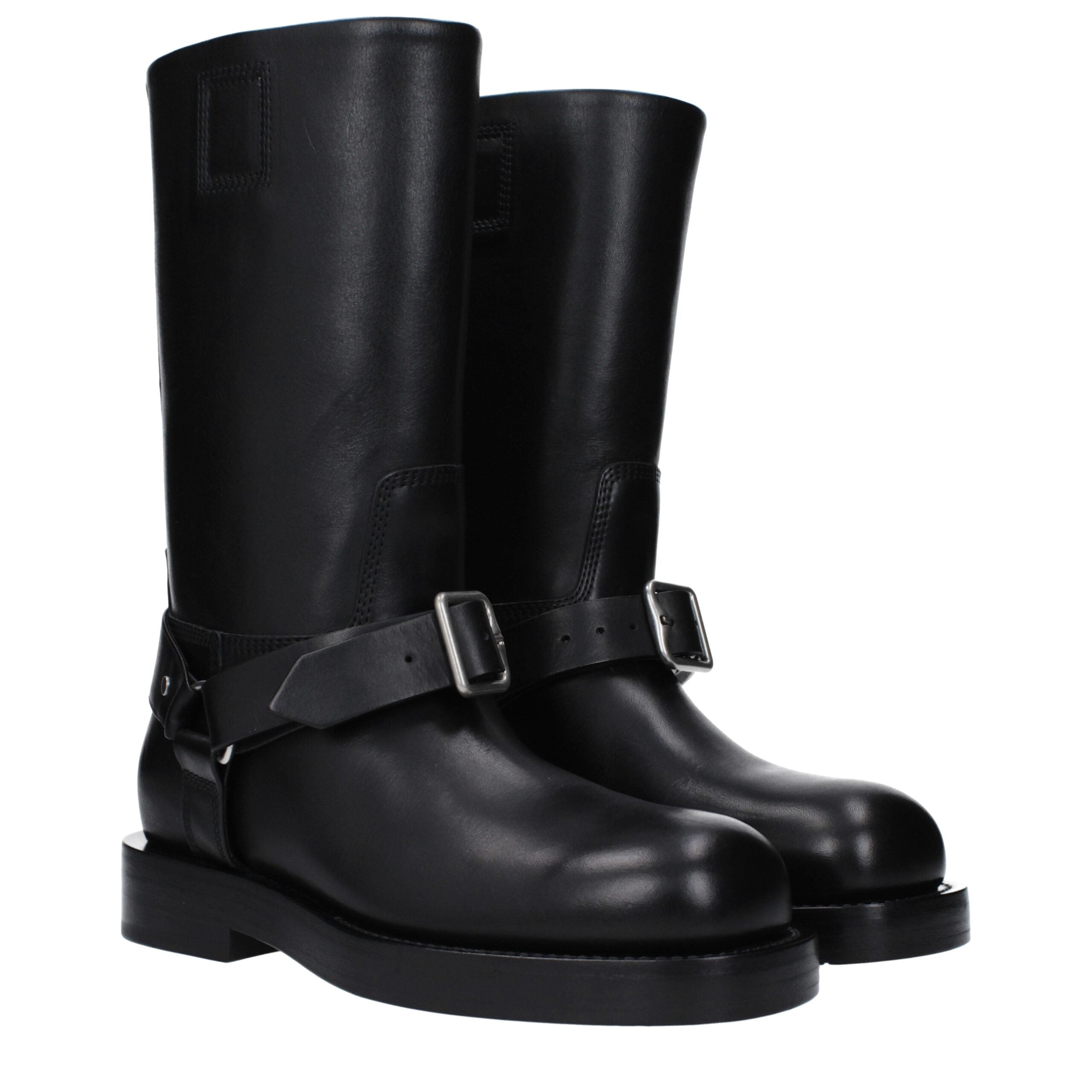Burberry Black Leather Boots-2
