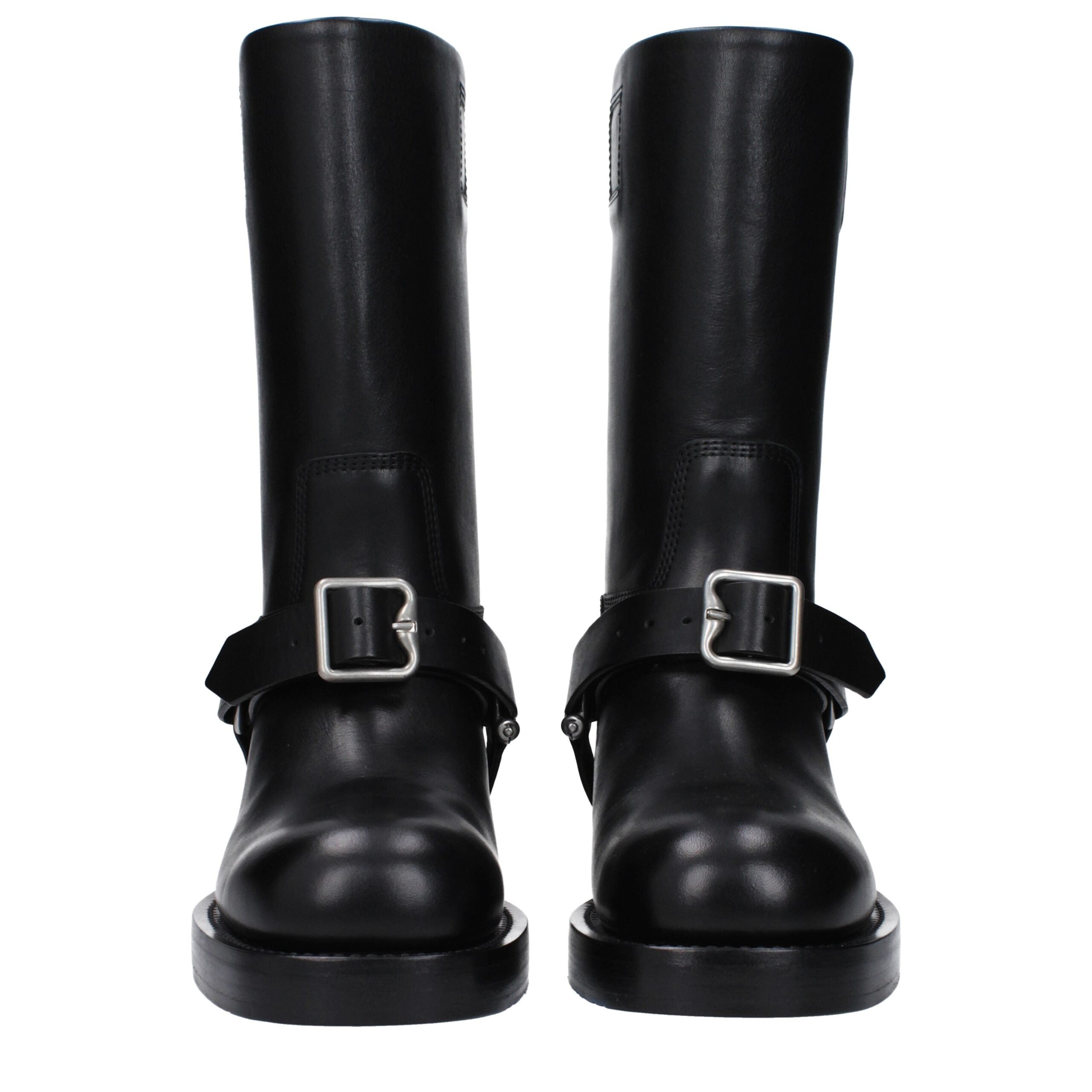 Burberry Black Leather Boots-3