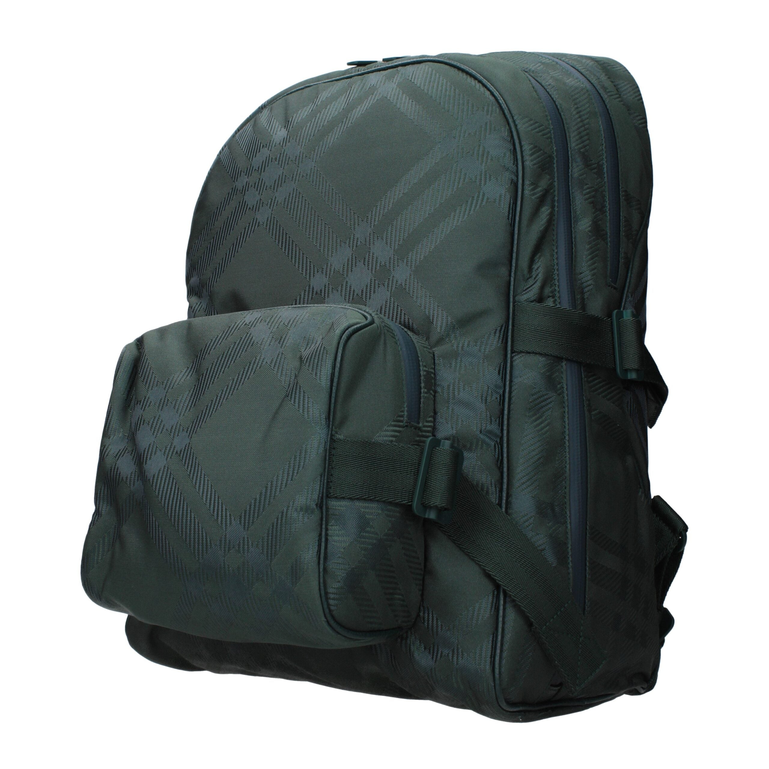 Burberry Grüner Stoffrucksack-2