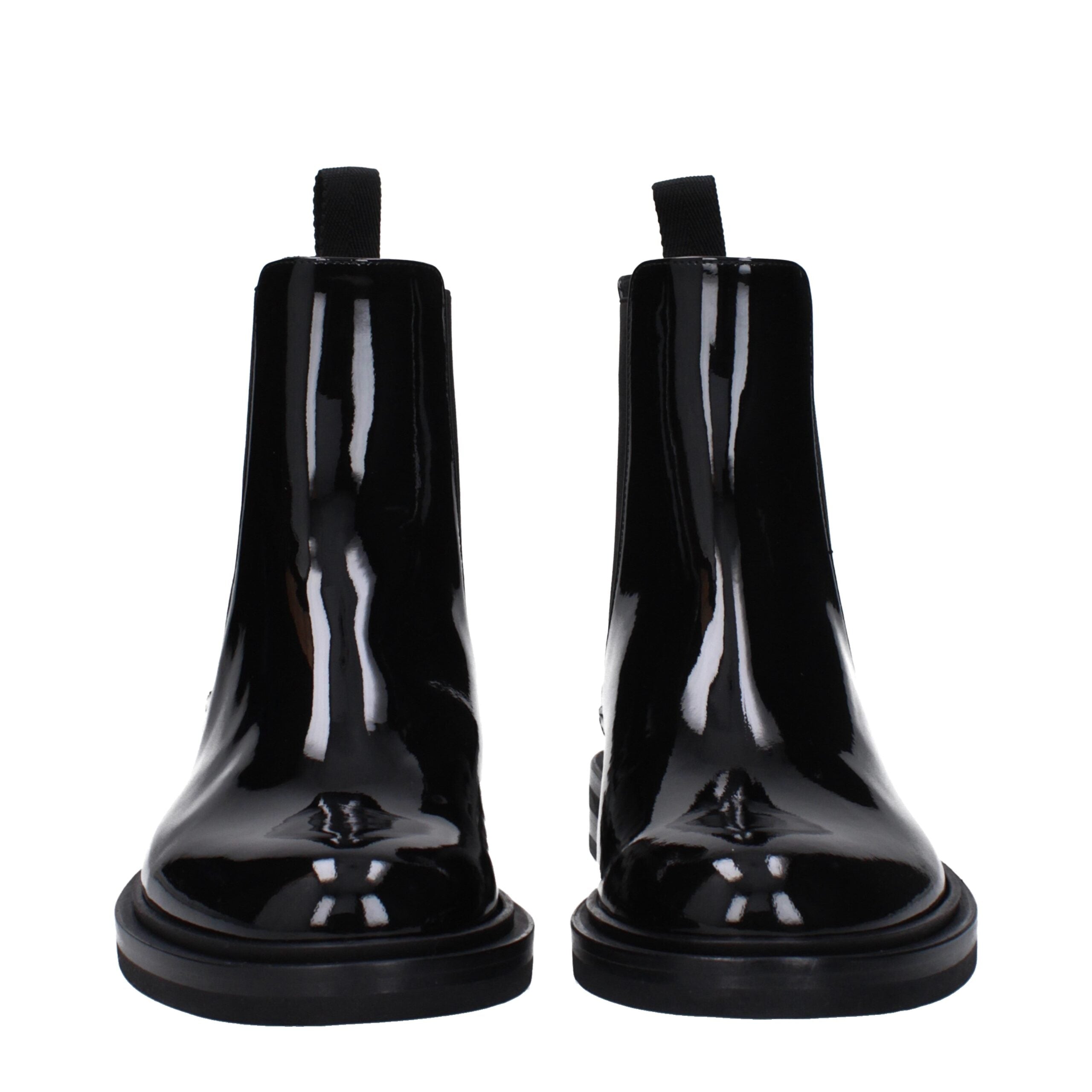 Dolce & Gabbana Schwarze Lederstiefeletten-3