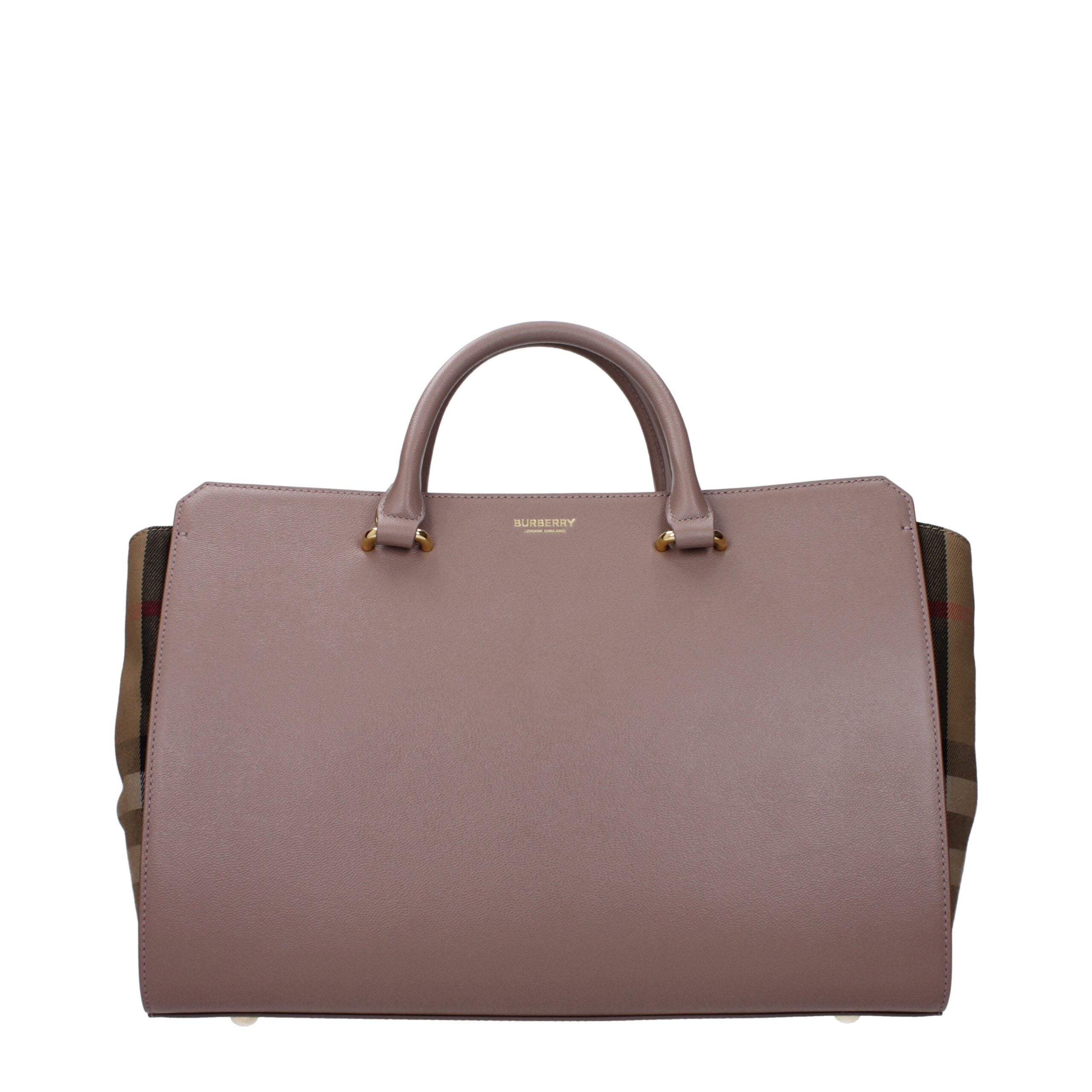 Bolso elegante Burberry en piel gris-1