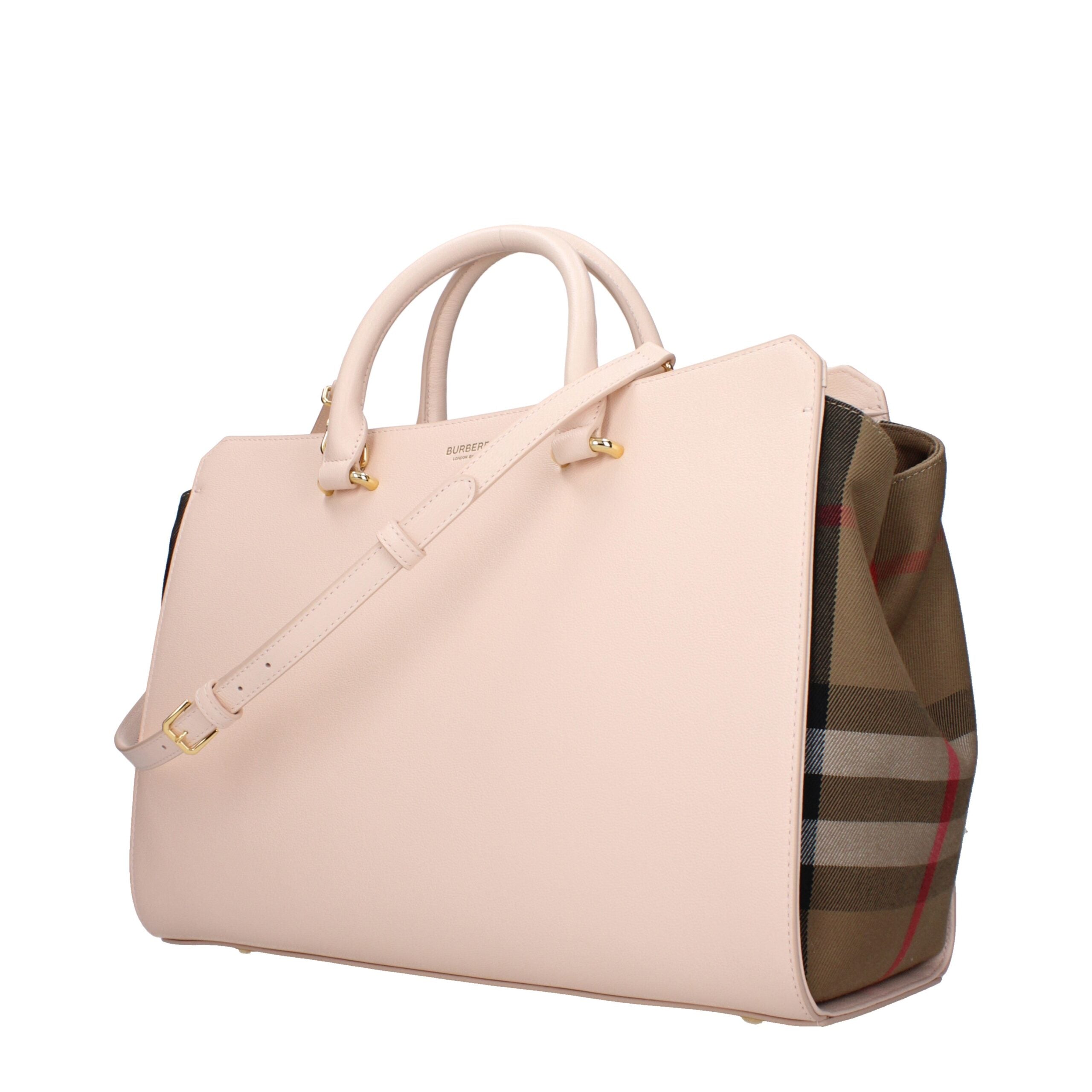 Burberry handbag in pink leather-2