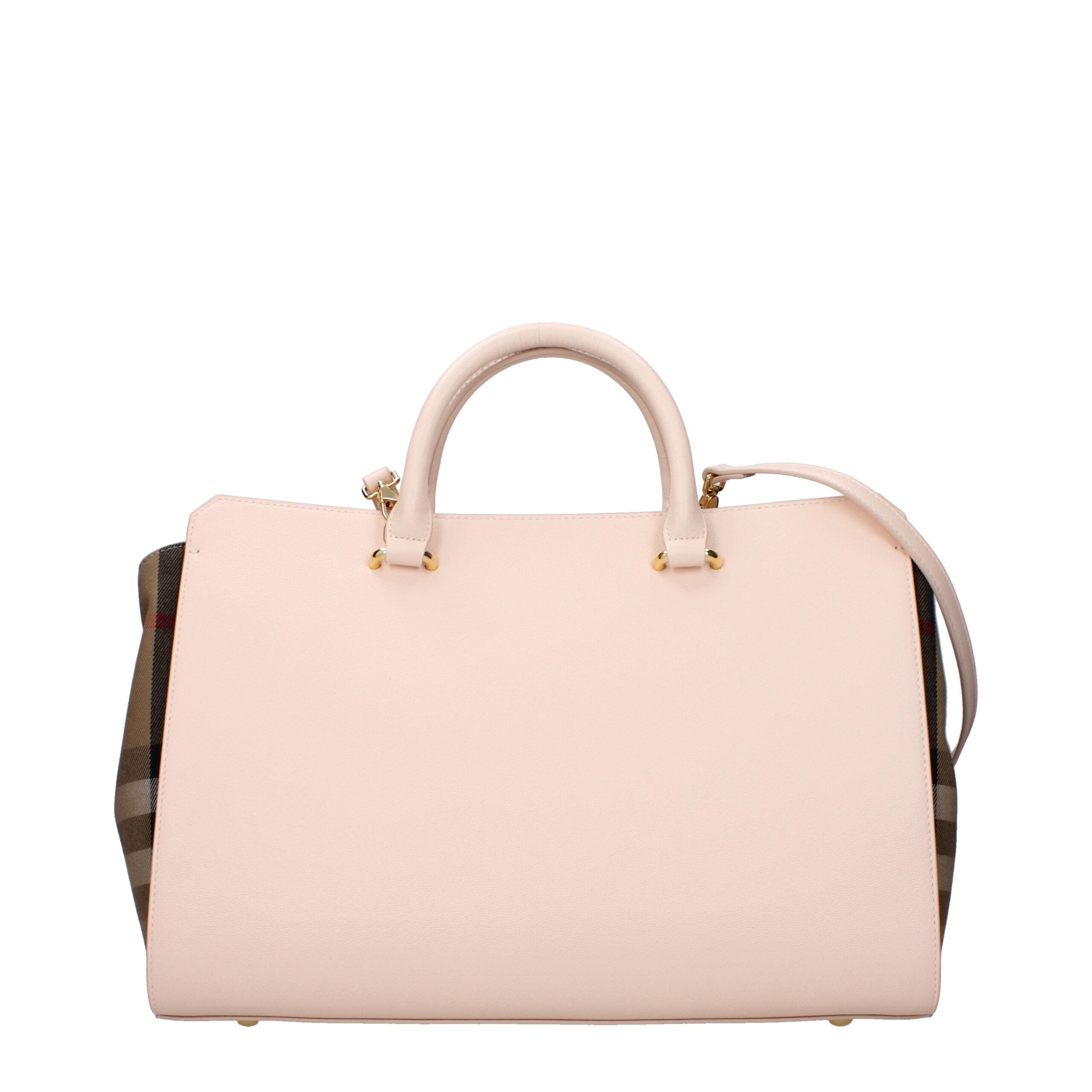 Burberry handbag in pink leather-3