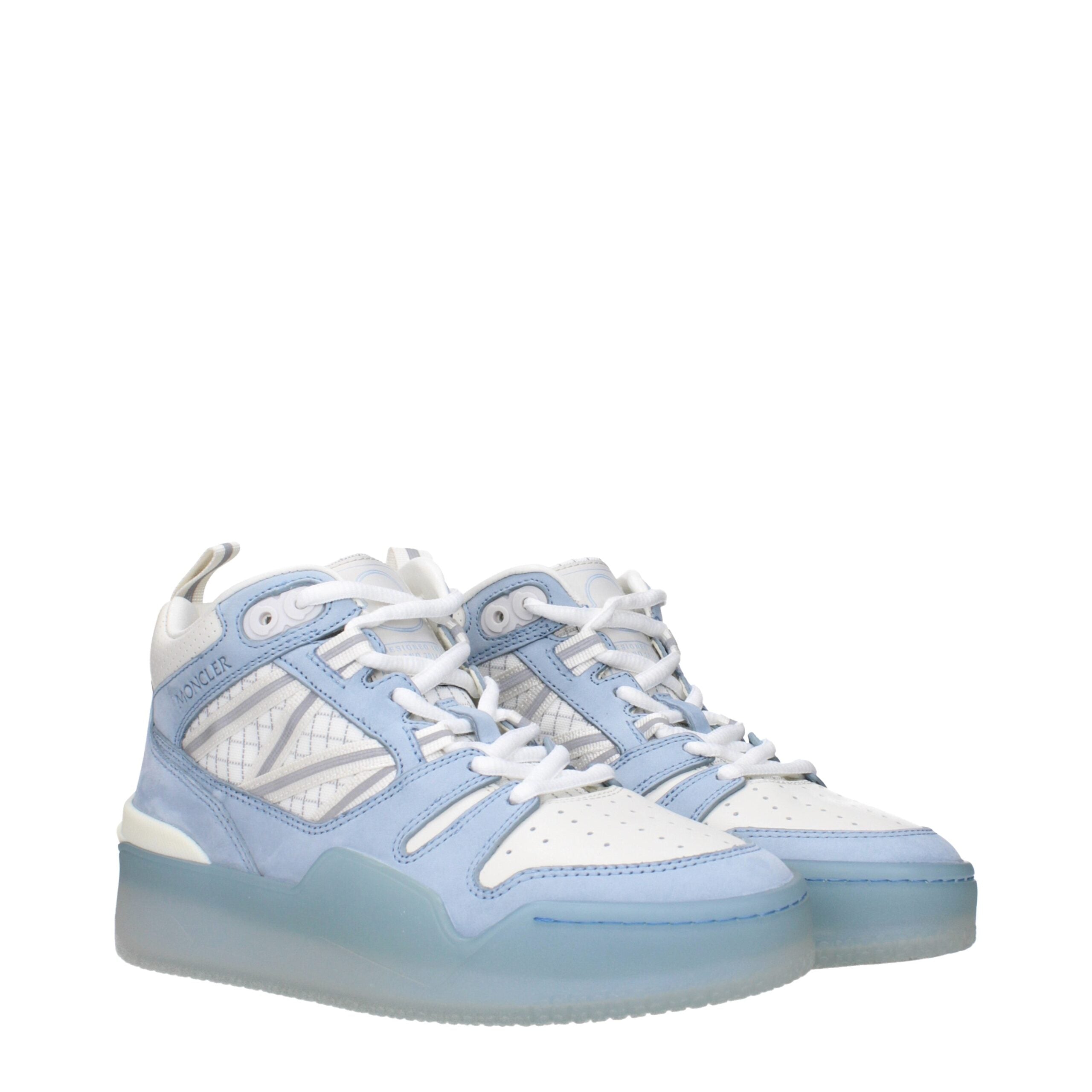 Moncler Hochwertige High-Top Sneaker aus weißem Leder-2