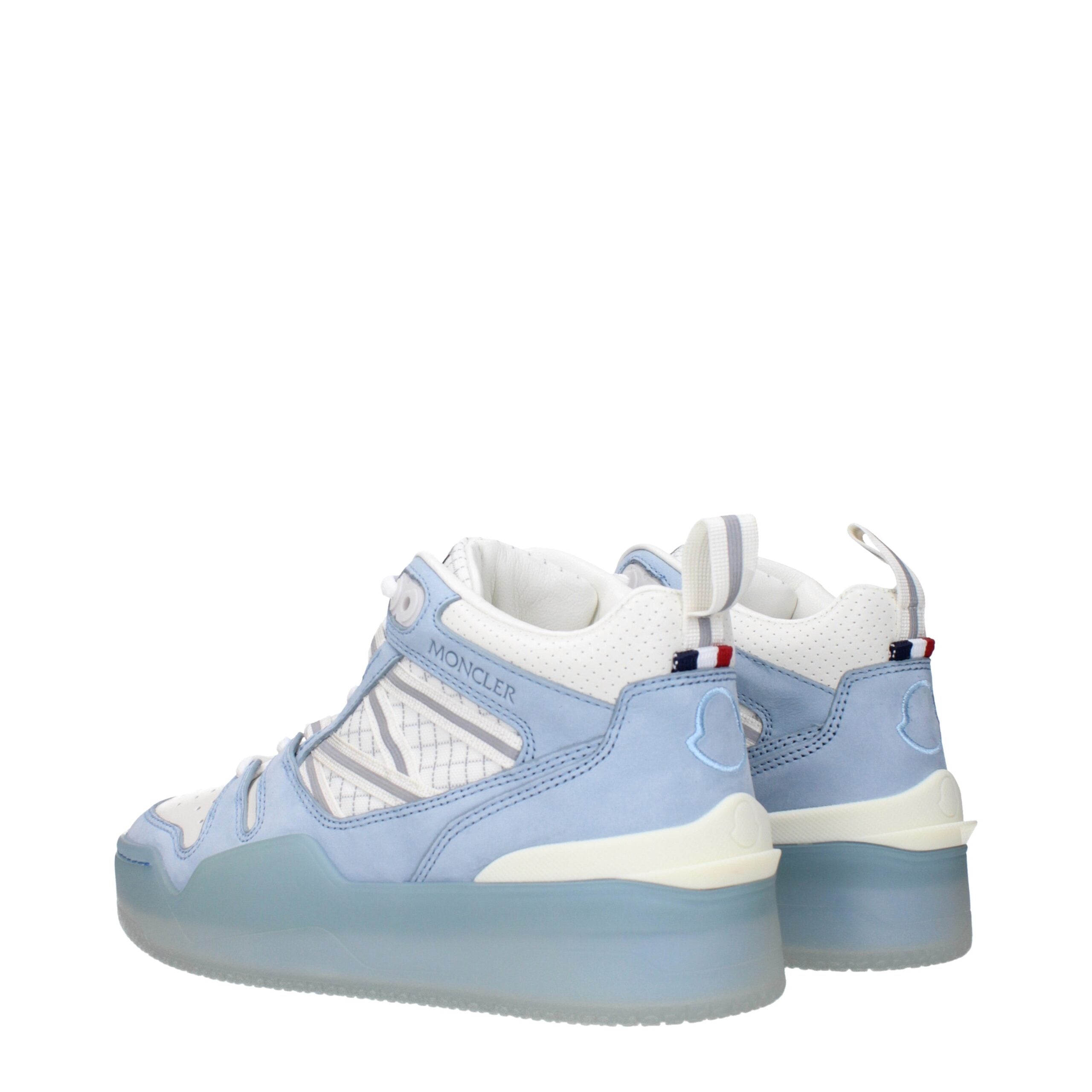 Moncler Hochwertige High-Top Sneaker aus weißem Leder-4