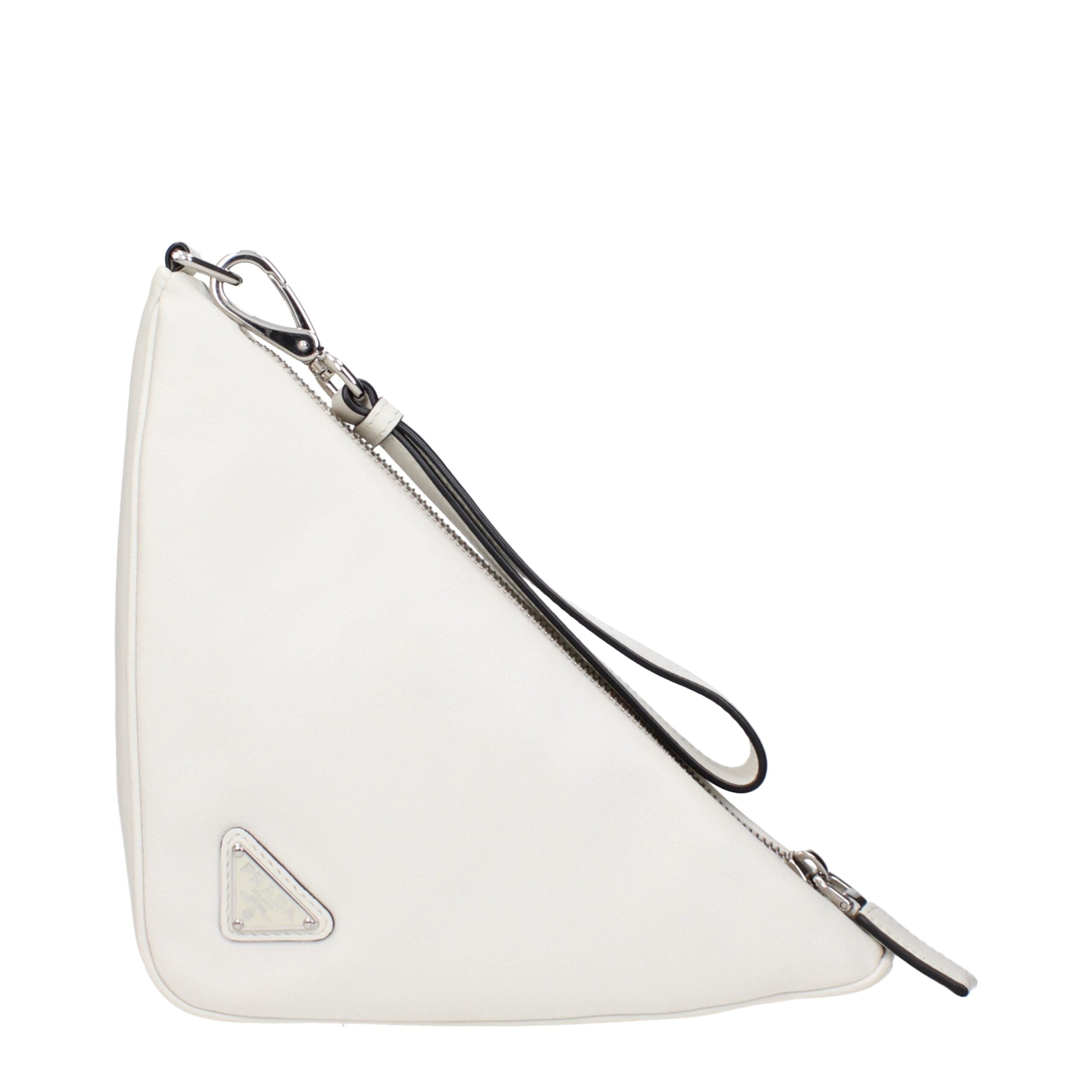 Prada Weiße Leder-Clutch-2