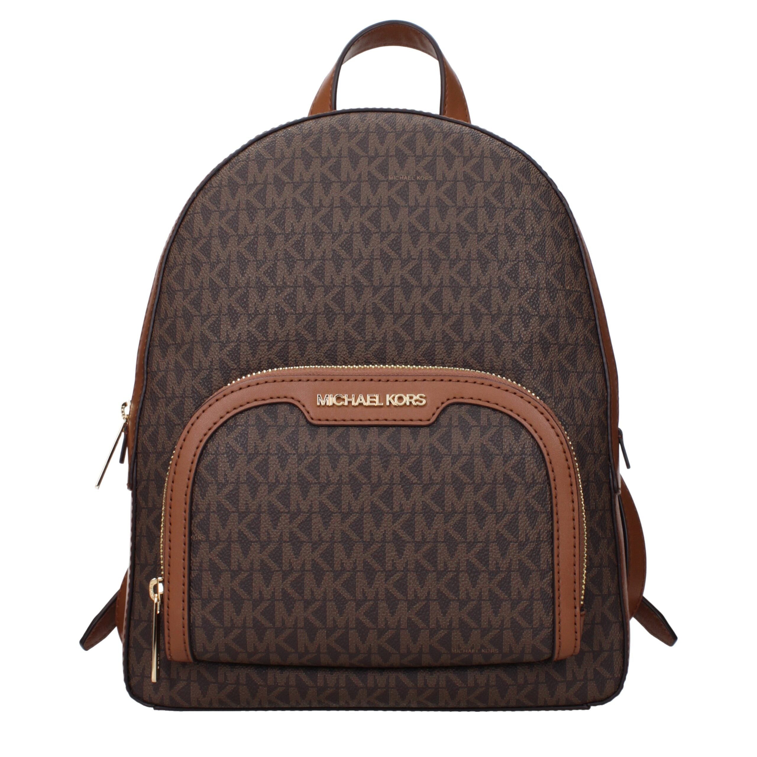Michael Kors Brauner Stoffrucksack-1