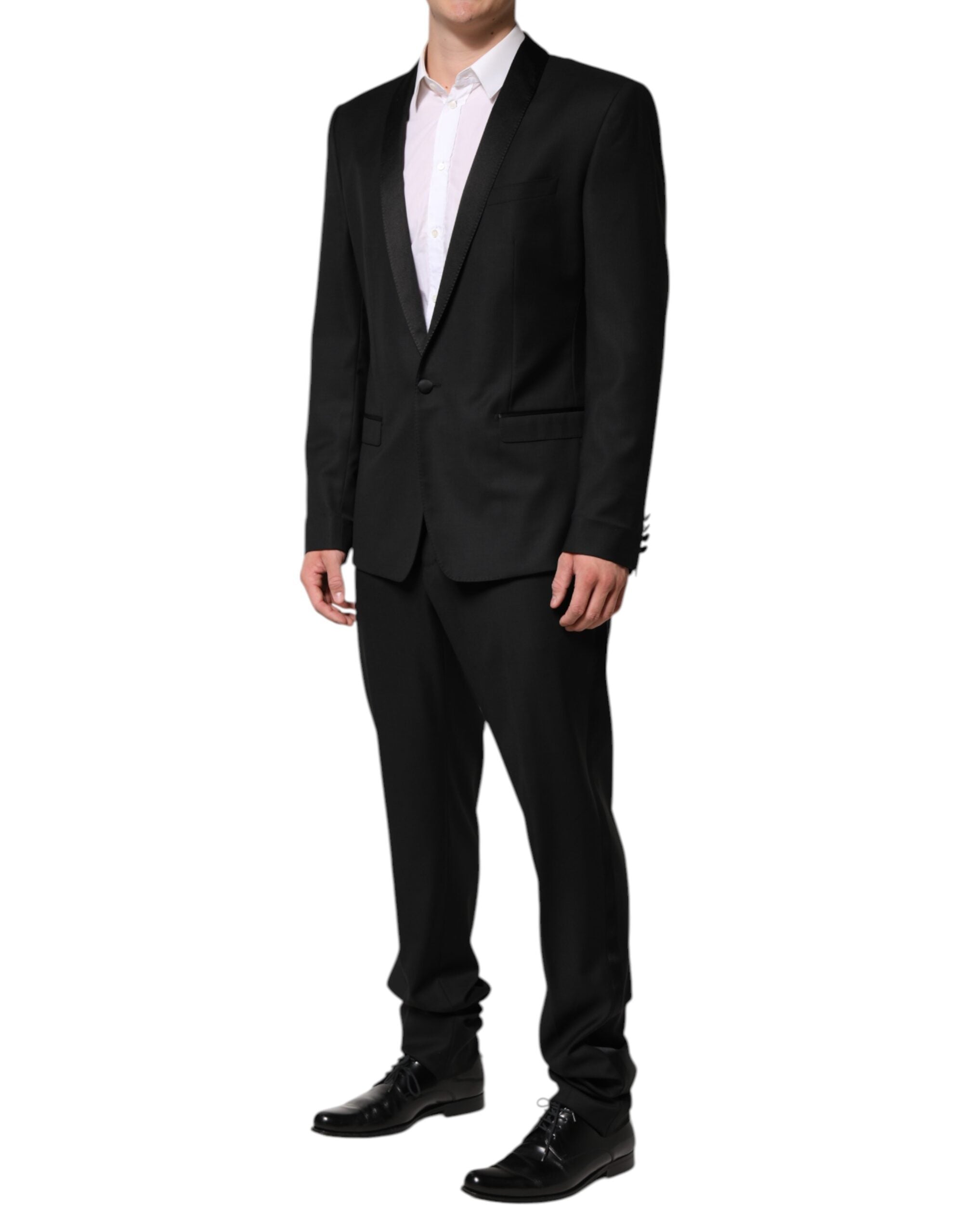 Traje de dos piezas de lana negro de Dolce & Gabbana para hombre-3