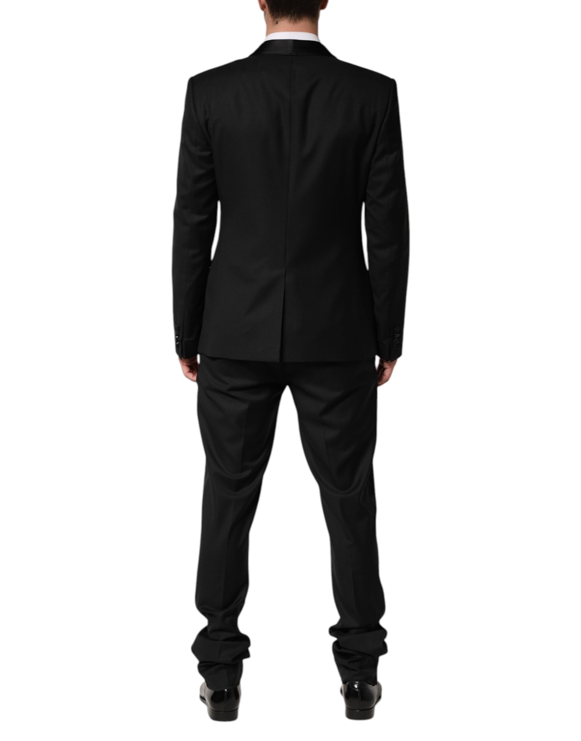 Traje de dos piezas de lana negro de Dolce & Gabbana para hombre-4