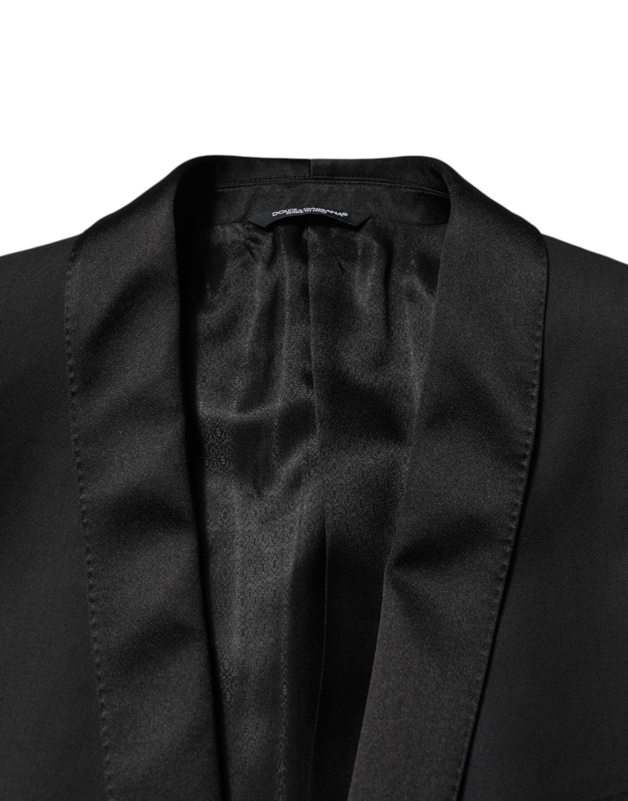 Traje de dos piezas de lana negro de Dolce & Gabbana para hombre-5