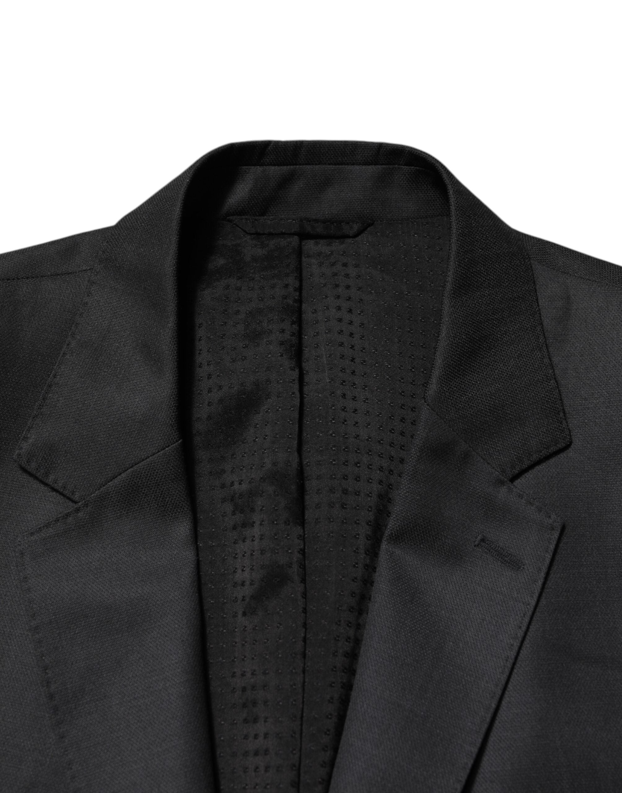 Dolce & Gabbana Dunkelgrauer einreihiger 2-teiliger Anzug aus Wolle-5
