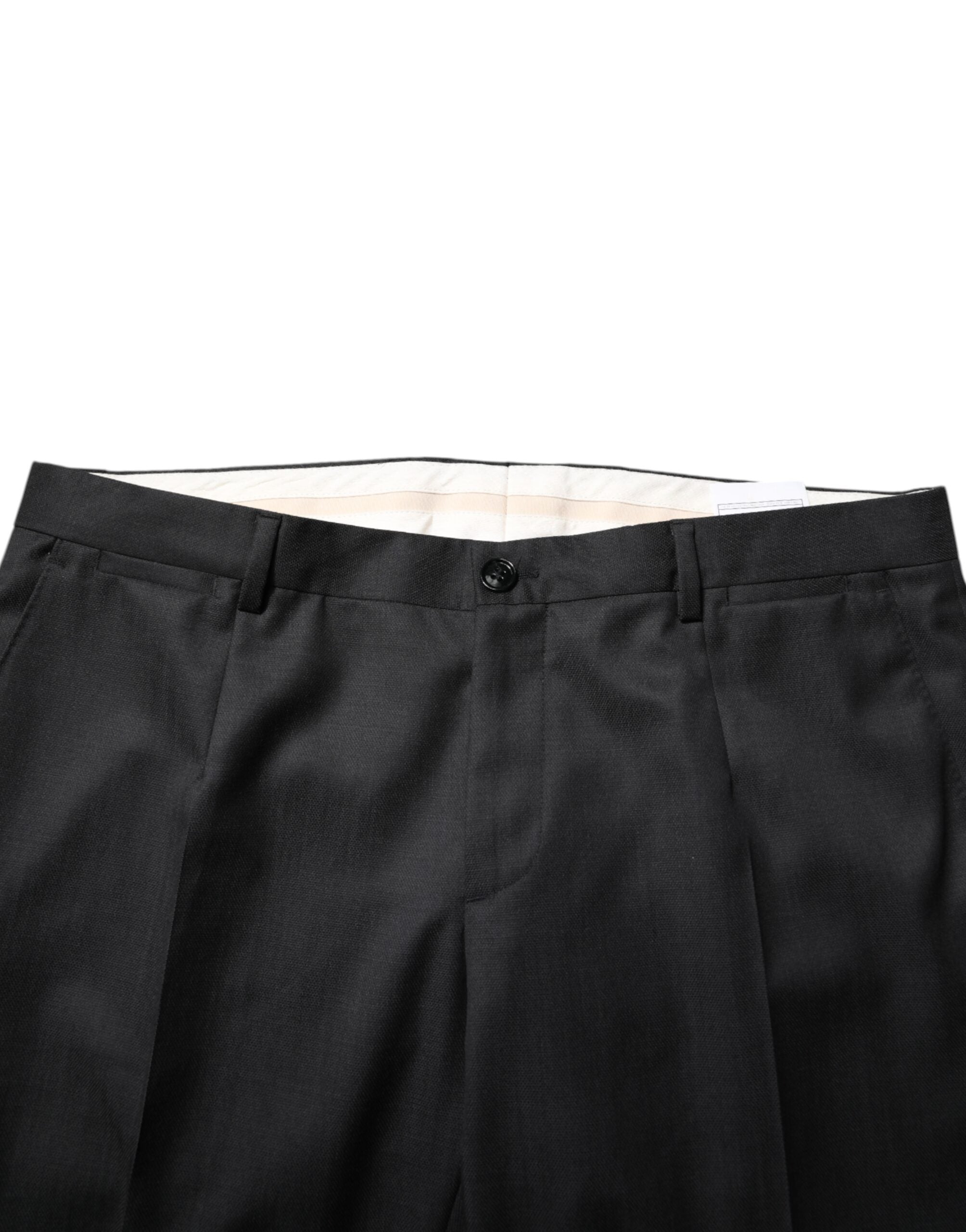 Dolce & Gabbana Dunkelgrauer einreihiger 2-teiliger Anzug aus Wolle-6