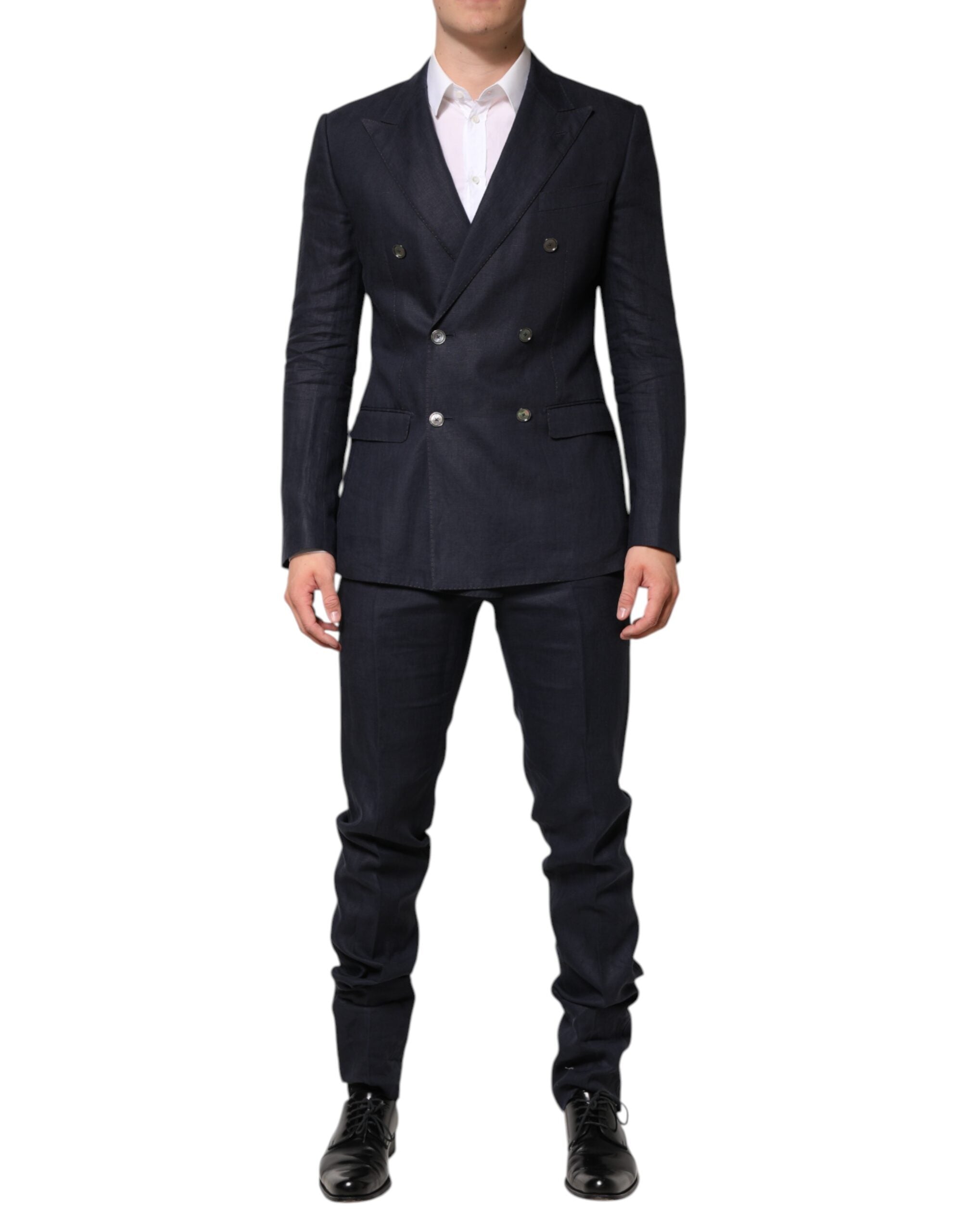 Dolce & Gabbana Dunkelblauer Zweireiher 2 Stück Anzug-2