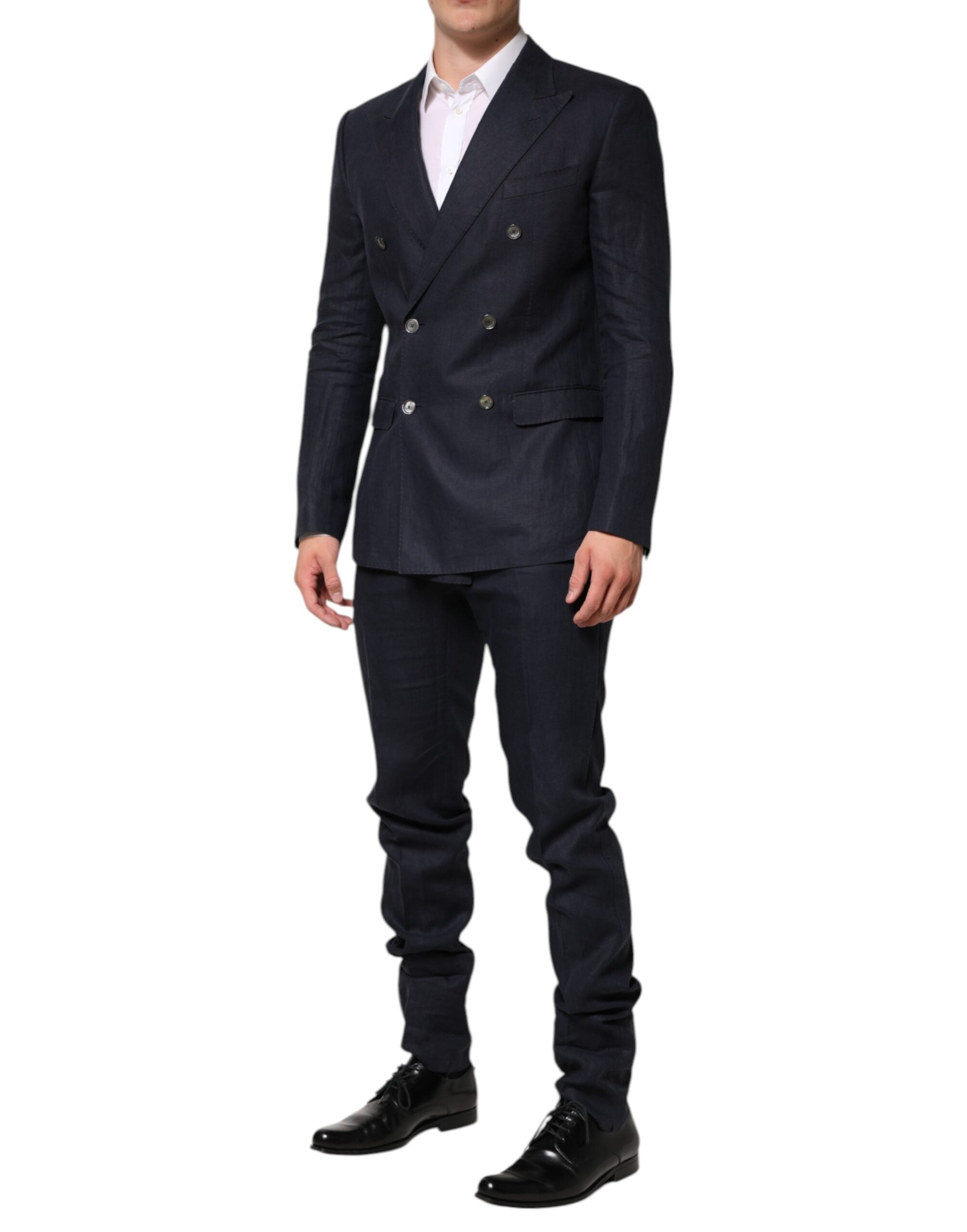 Dolce & Gabbana Dunkelblauer Zweireiher 2 Stück Anzug-3