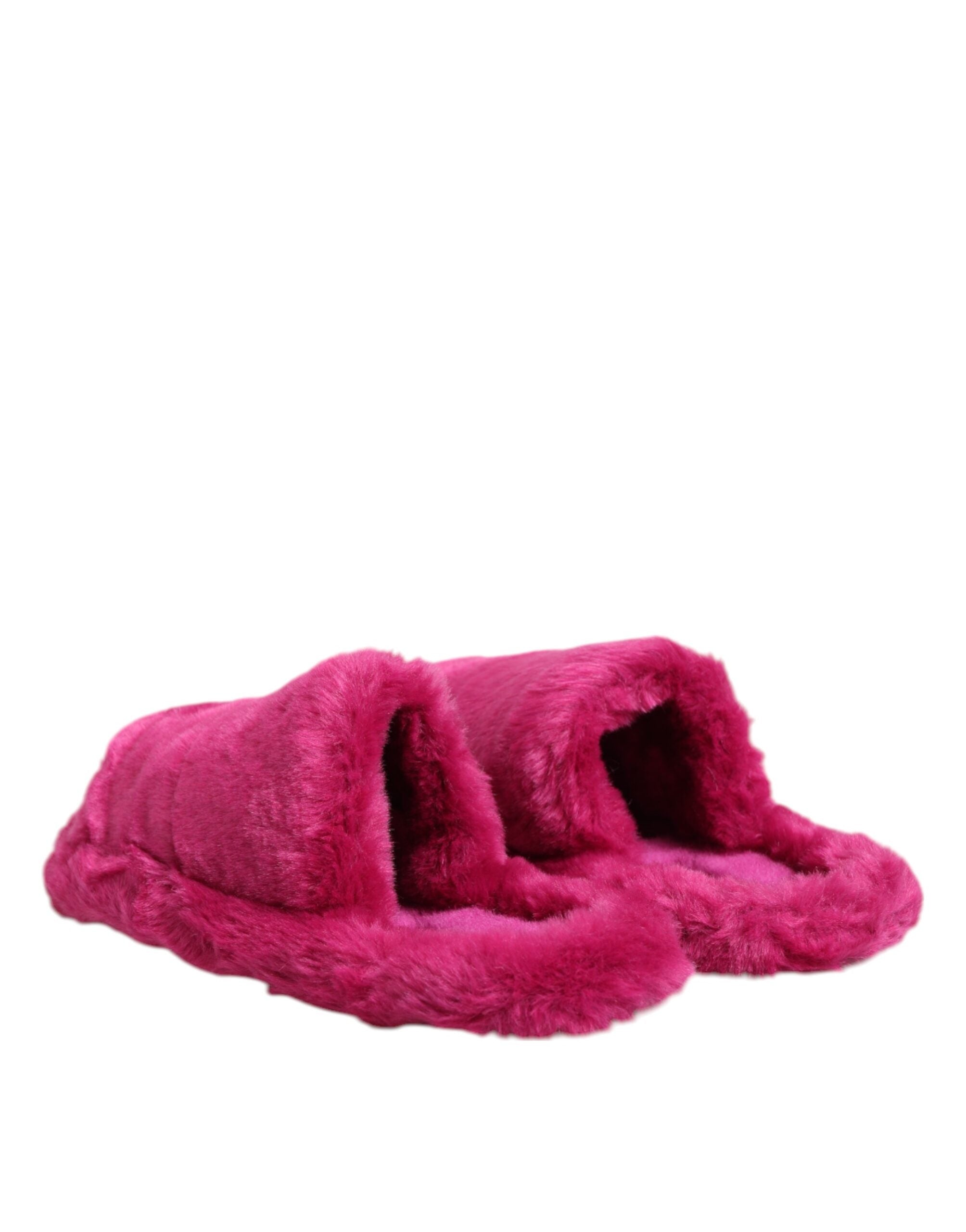 Sandalias planas Dolce & Gabbana de piel sintética acrílica rosa para hombre-5