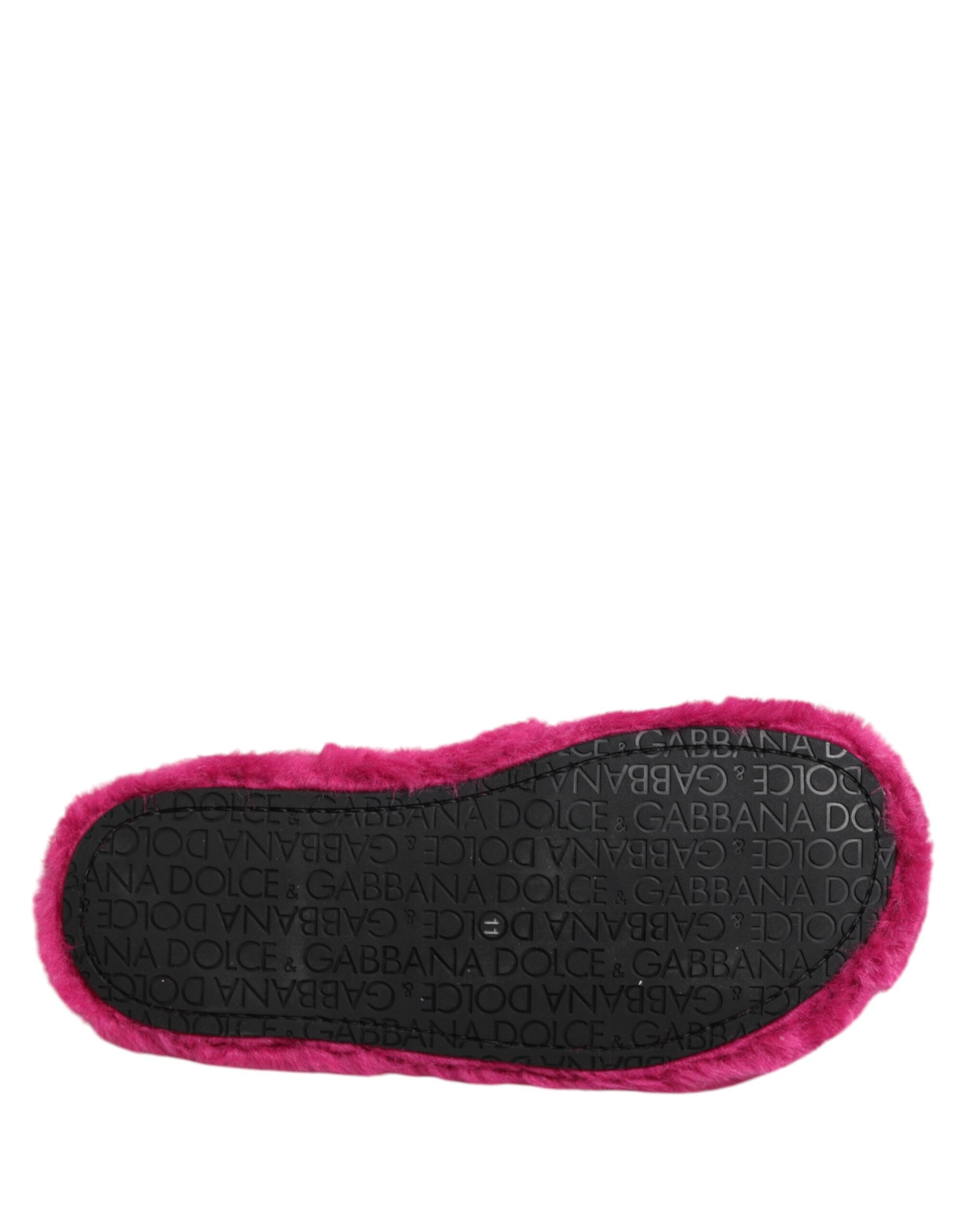 Sandalias planas Dolce & Gabbana de piel sintética acrílica rosa para hombre-8