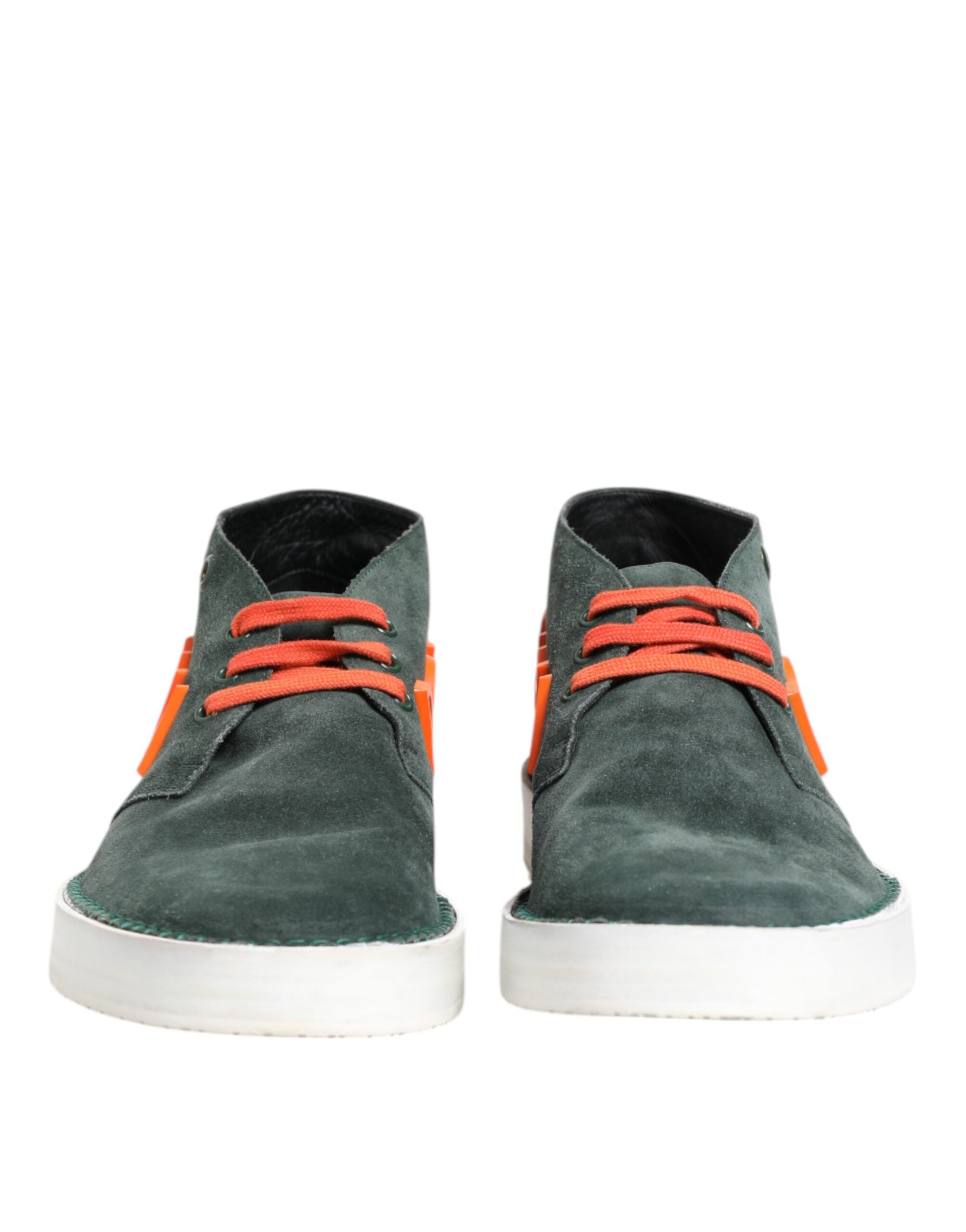 Zapatillas deportivas informales con logo Derby verde de Dolce & Gabbana para hombre-2