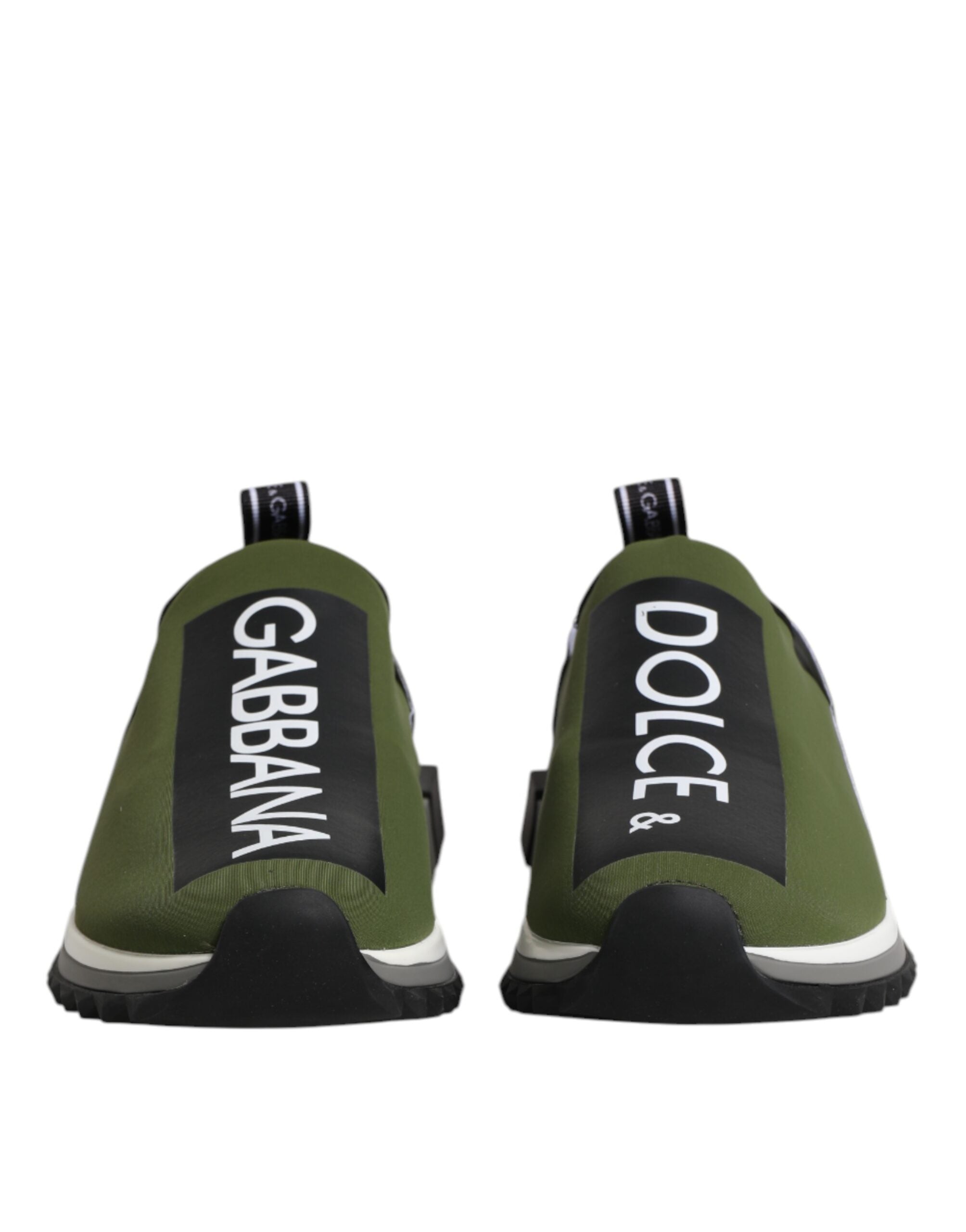 Dolce & Gabbana Green Logo Low Top Sorrento Men's Sneakers Shoes-2