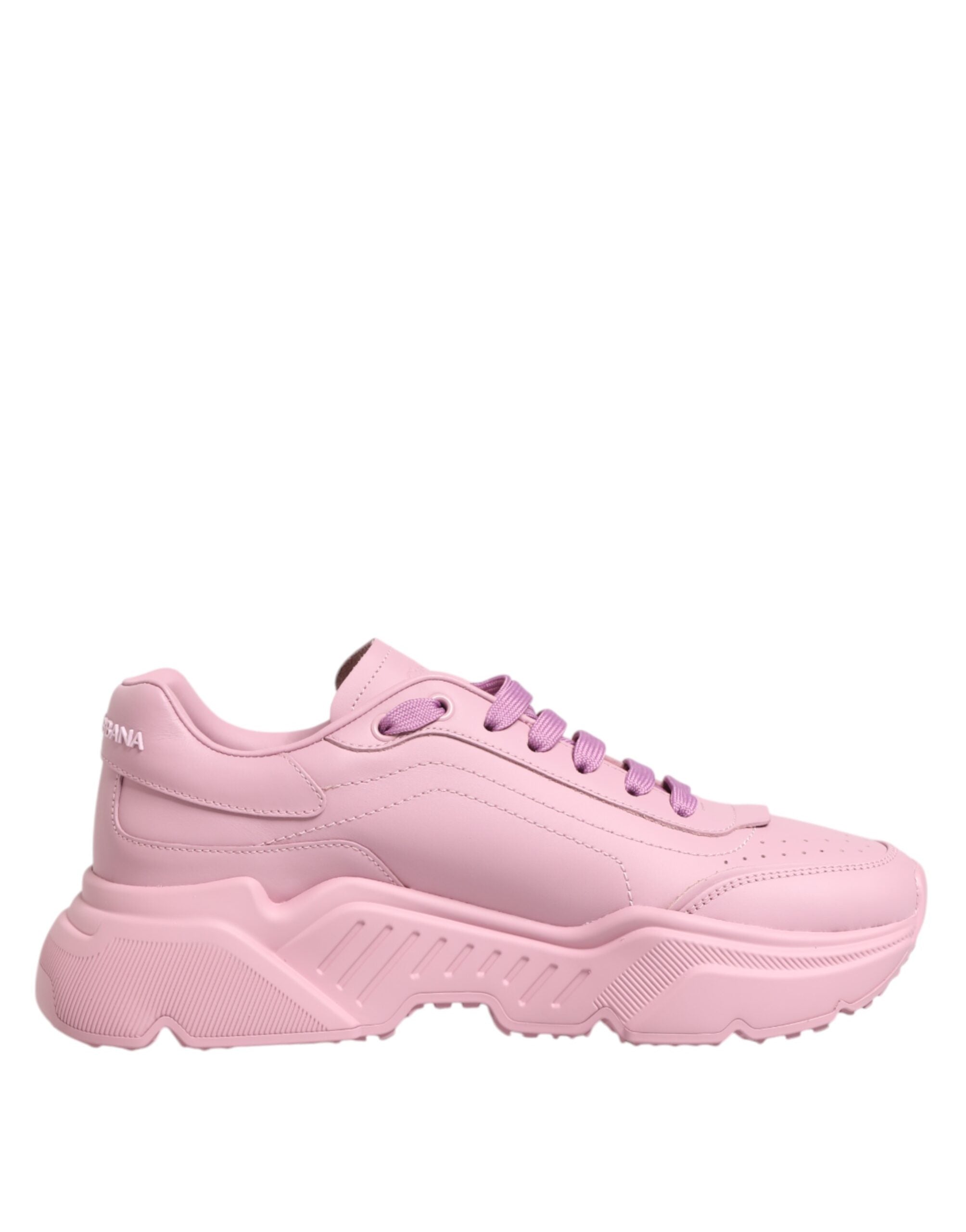 Dolce & Gabbana Rosa Leder Daymaster Low Top Sneakers Schuhe-7