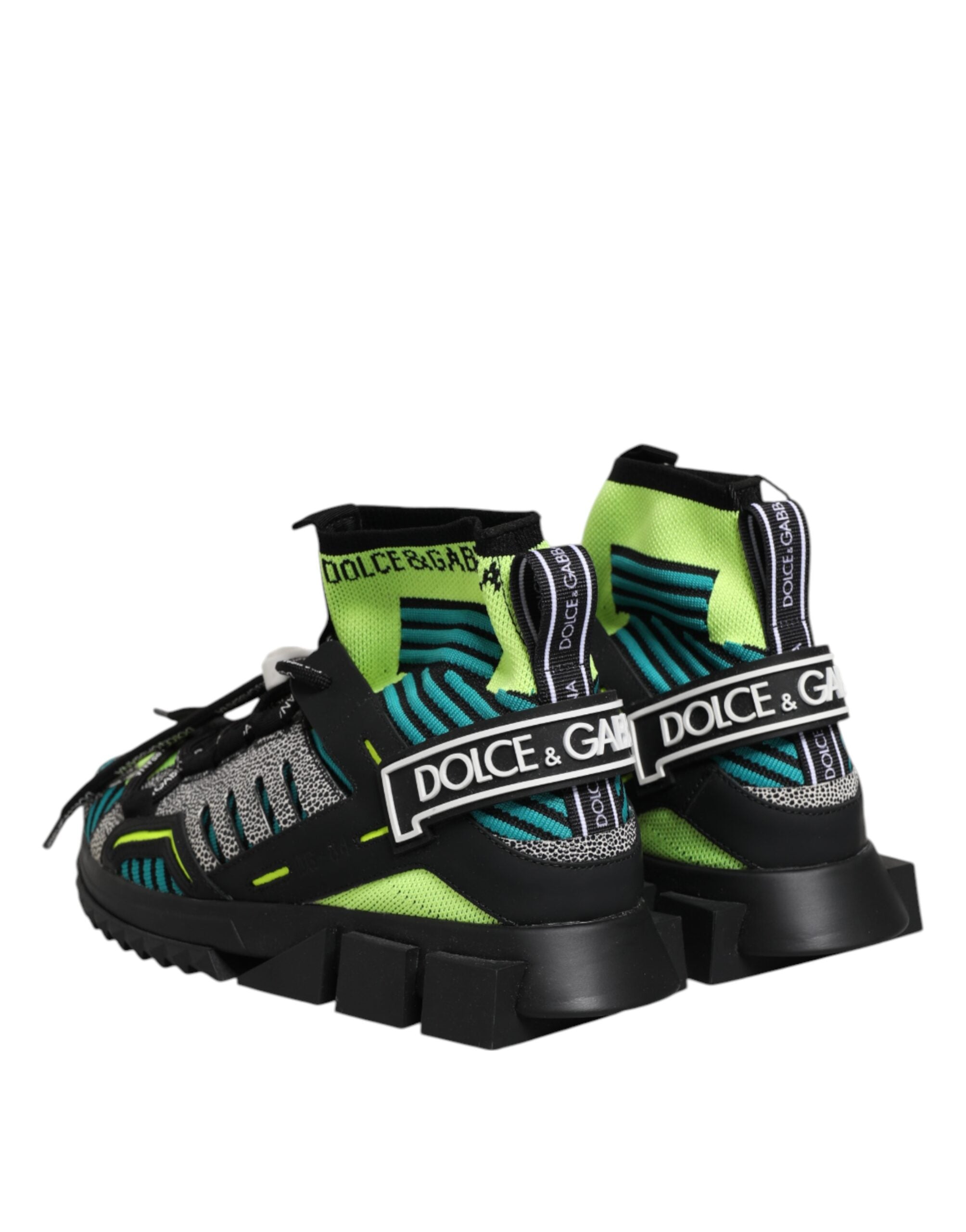 Dolce & Gabbana Multicolor Sorrento Socks Men's Sneakers Shoes-5