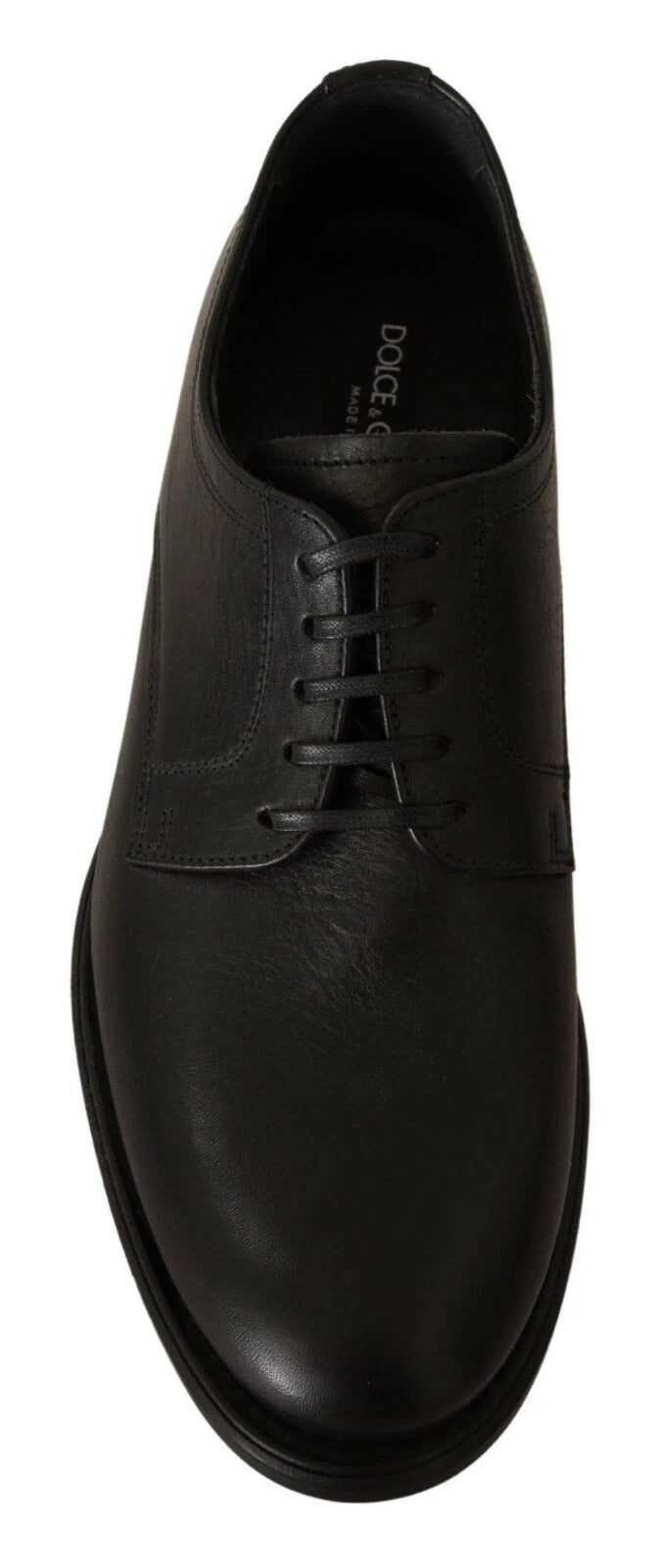 Dolce & Gabbana Schwarze Schnürschuhe aus Leder für Männer Formelle Derby-Schuhe-2