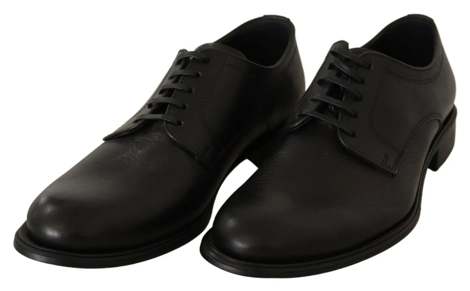Dolce & Gabbana Schwarze Schnürschuhe aus Leder für Männer Formelle Derby-Schuhe-6