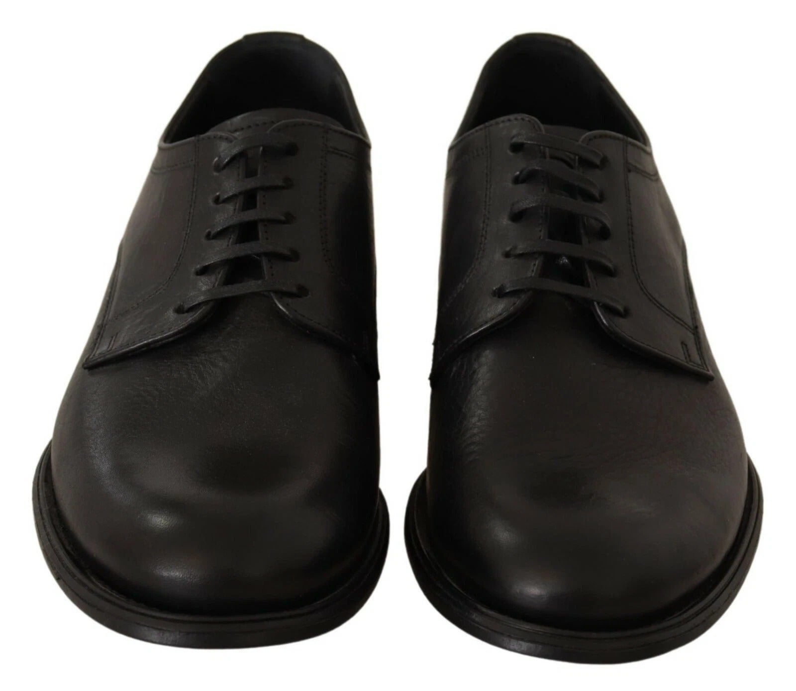 Dolce & Gabbana Schwarze Schnürschuhe aus Leder für Männer Formelle Derby-Schuhe-7