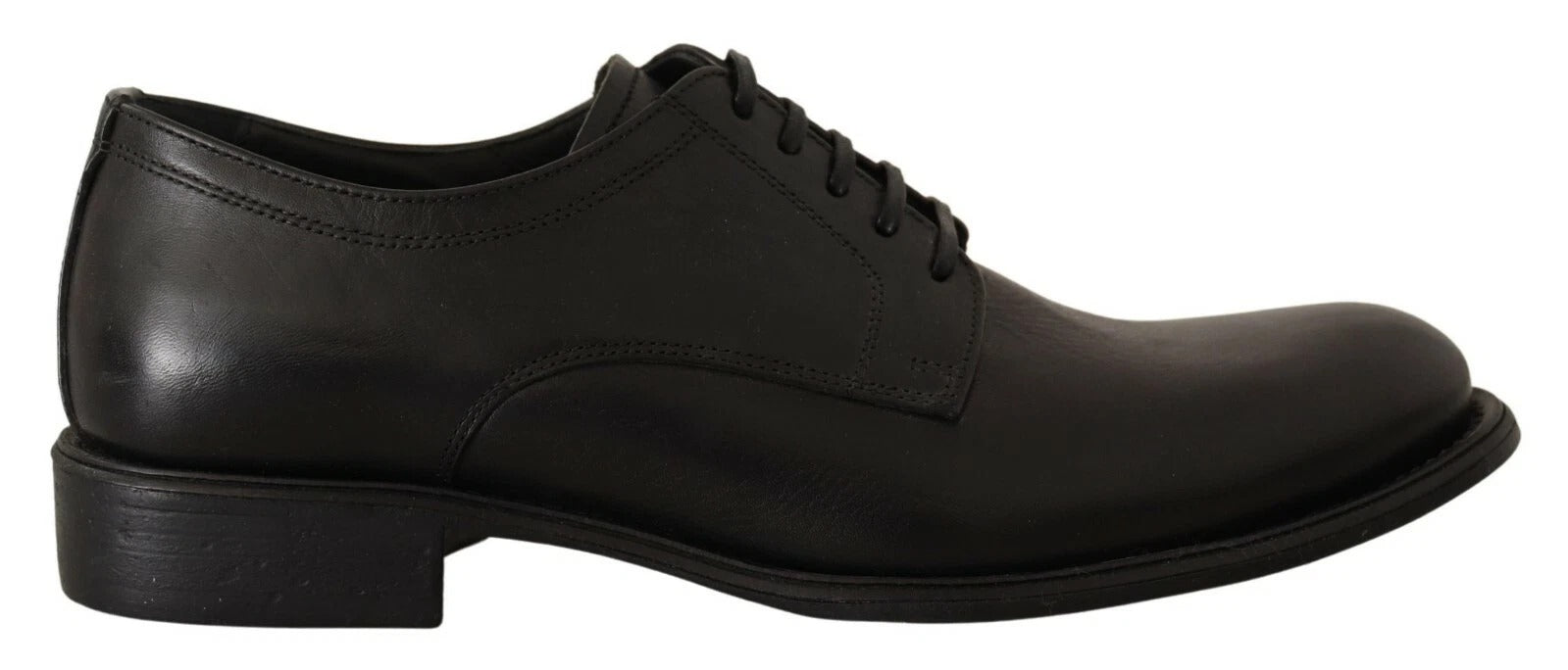 Dolce & Gabbana Schwarze Schnürschuhe aus Leder für Männer Formelle Derby-Schuhe-1