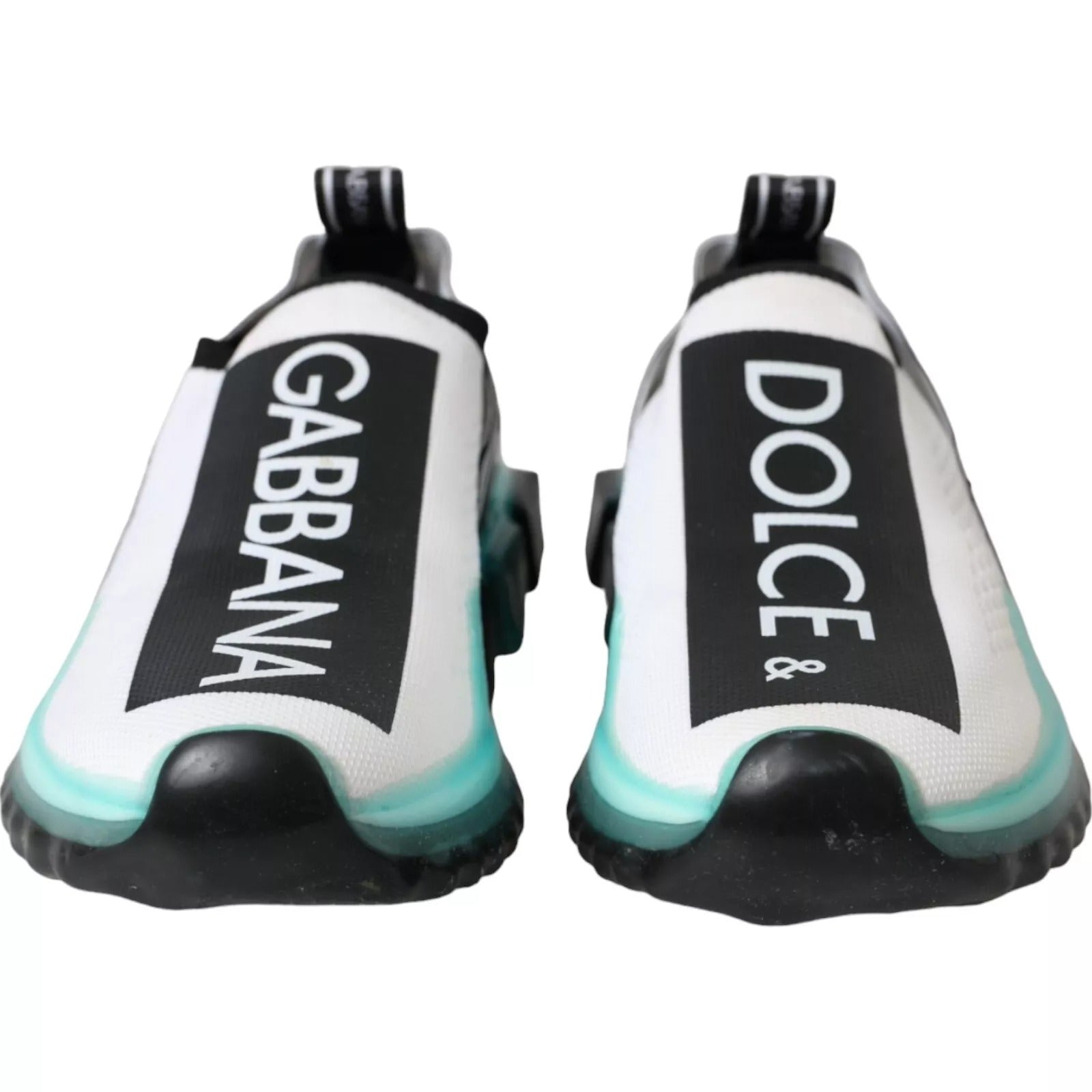 Zapatillas Dolce & Gabbana Sorrento sin cordones en negro, blanco y azul-6