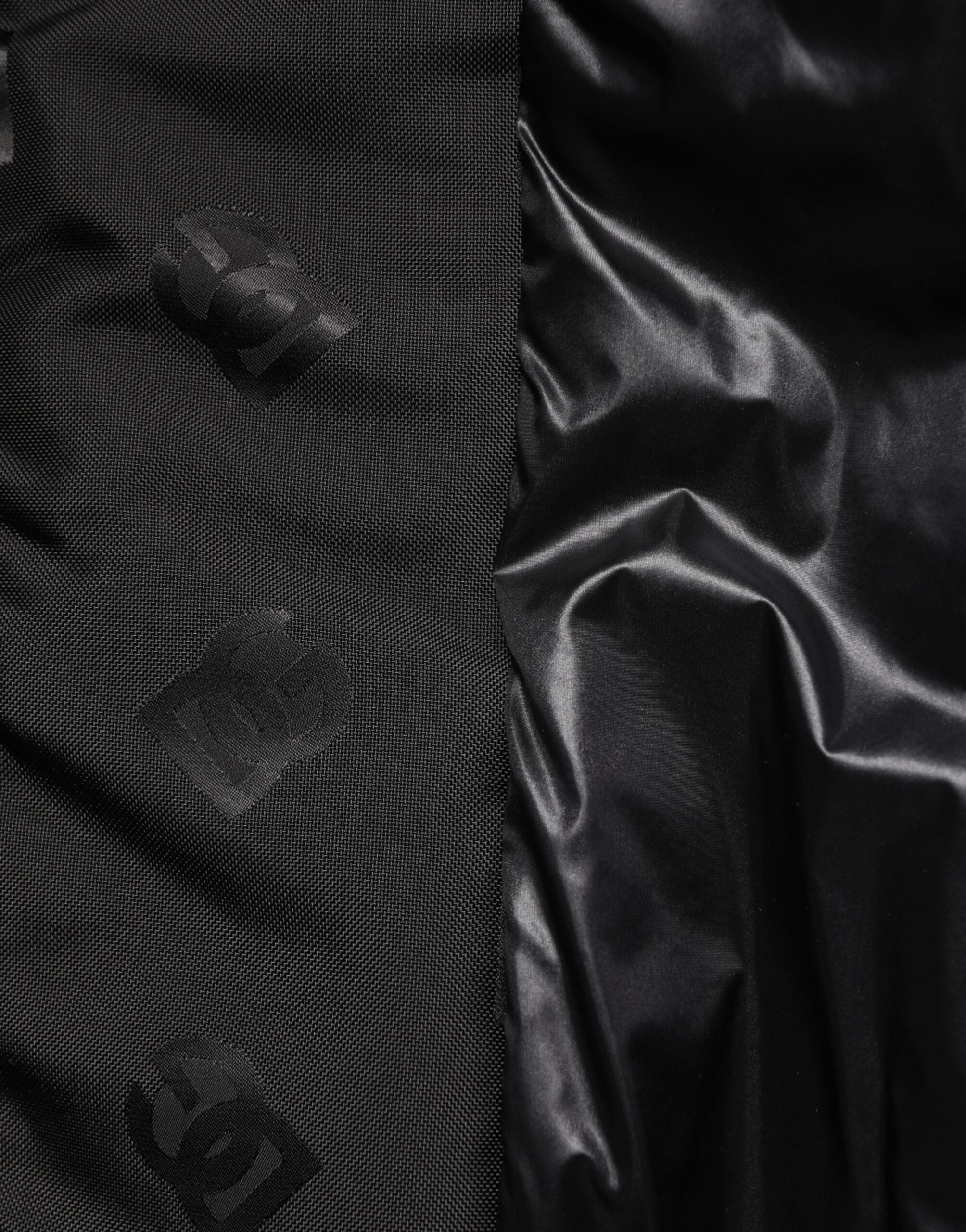 Dolce & Gabbana Black Cargo Windbreaker Logo Mania Jacket-8