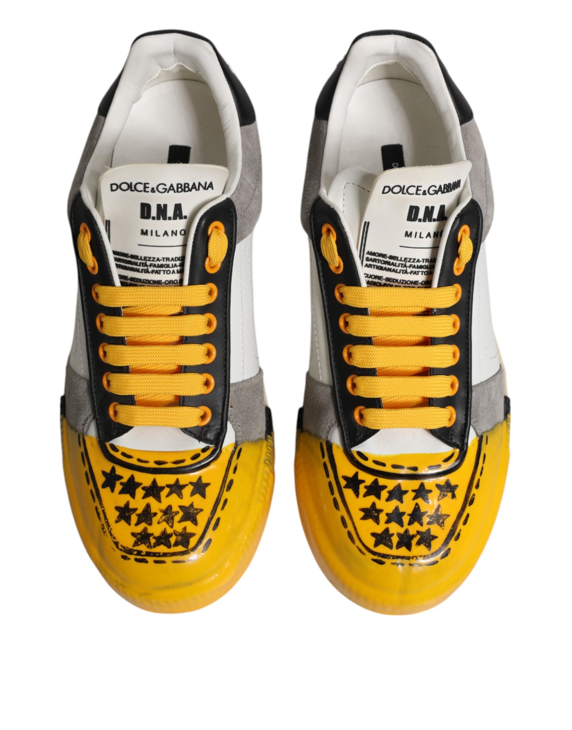 Dolce & Gabbana Multicolor MIAMI Low Top Sneakers Shoes-3