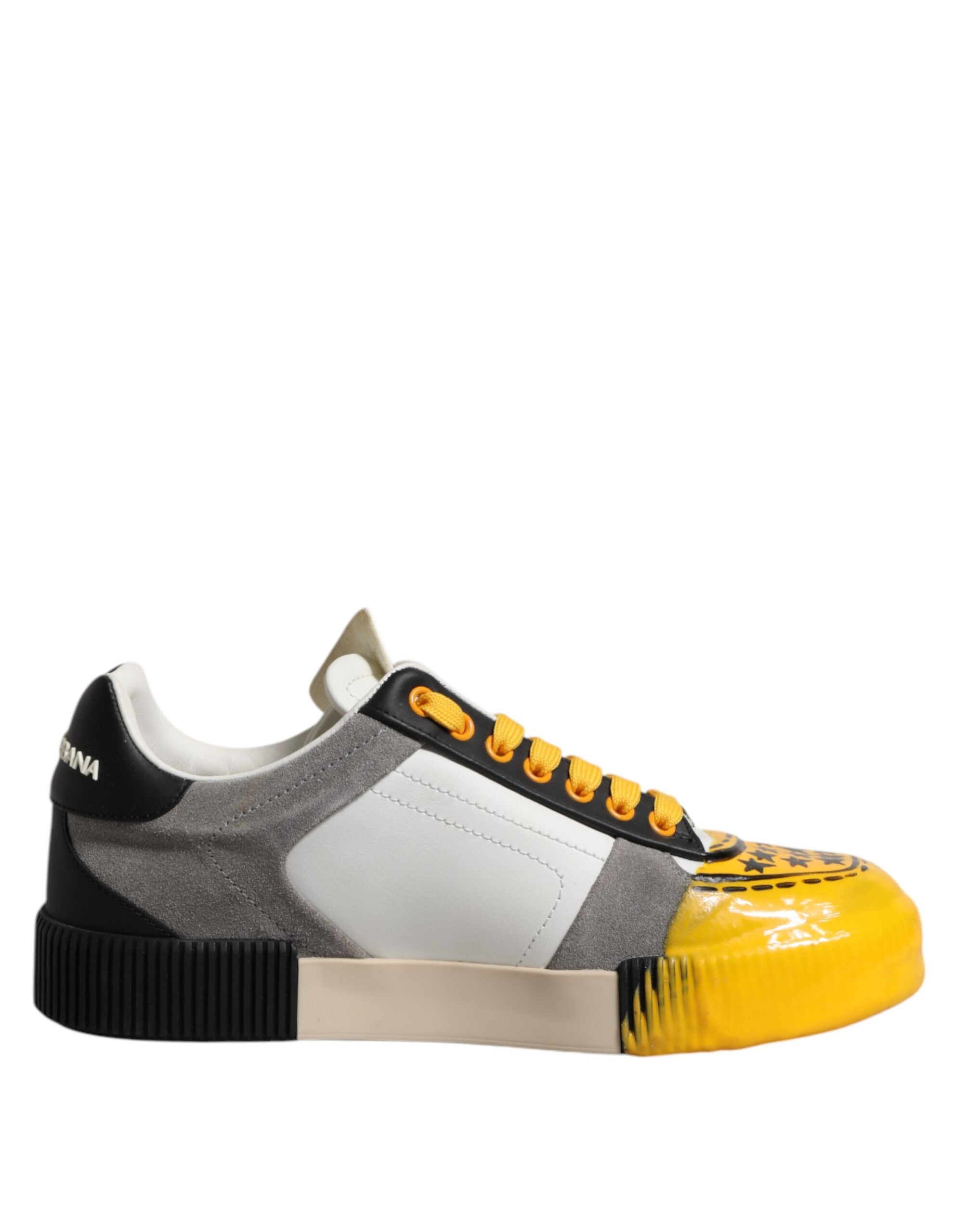 Dolce & Gabbana Multicolor MIAMI Low Top Sneakers Shoes-1