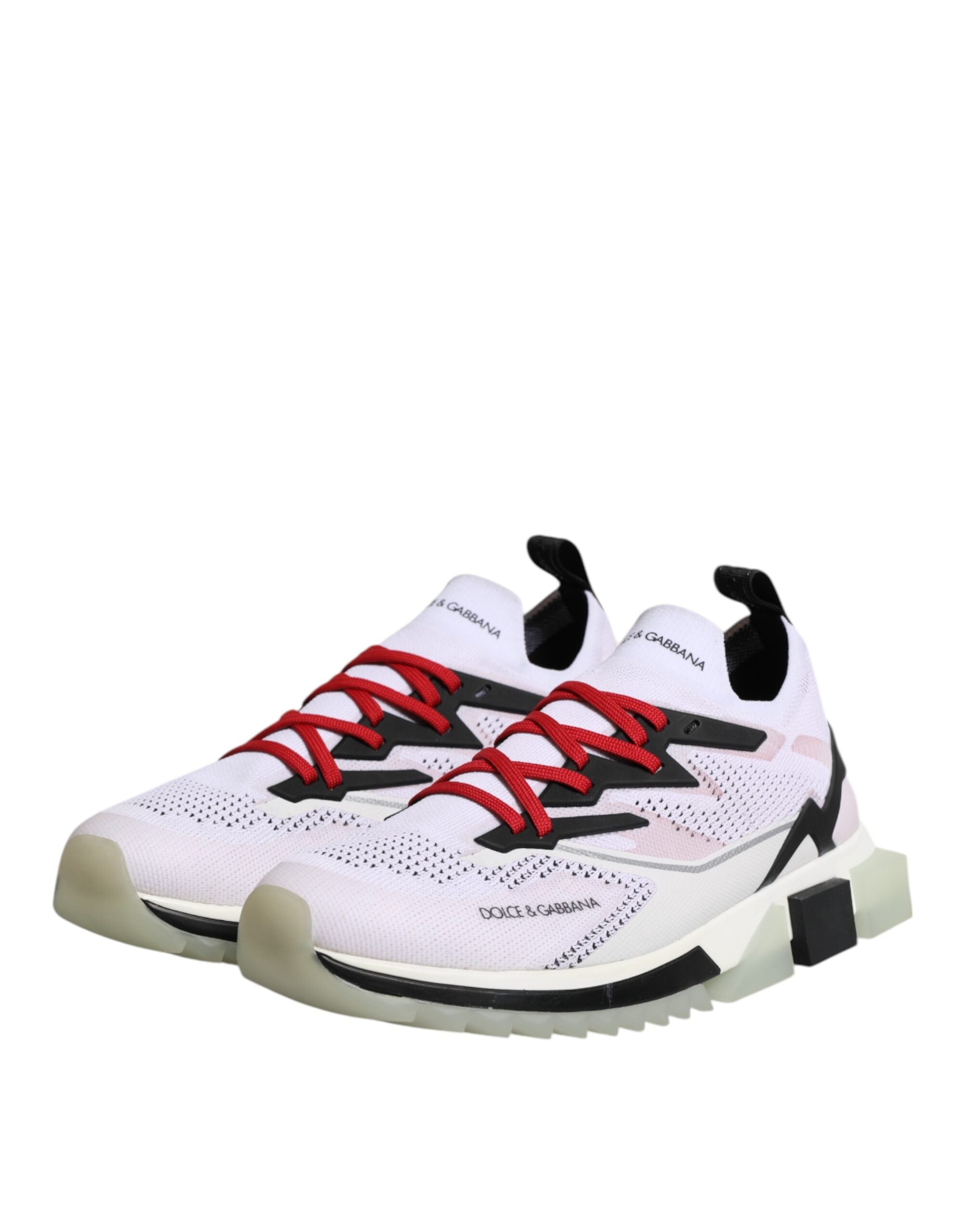 Dolce & Gabbana White SORRENTO Sport Stretch Sneakers Shoes-4