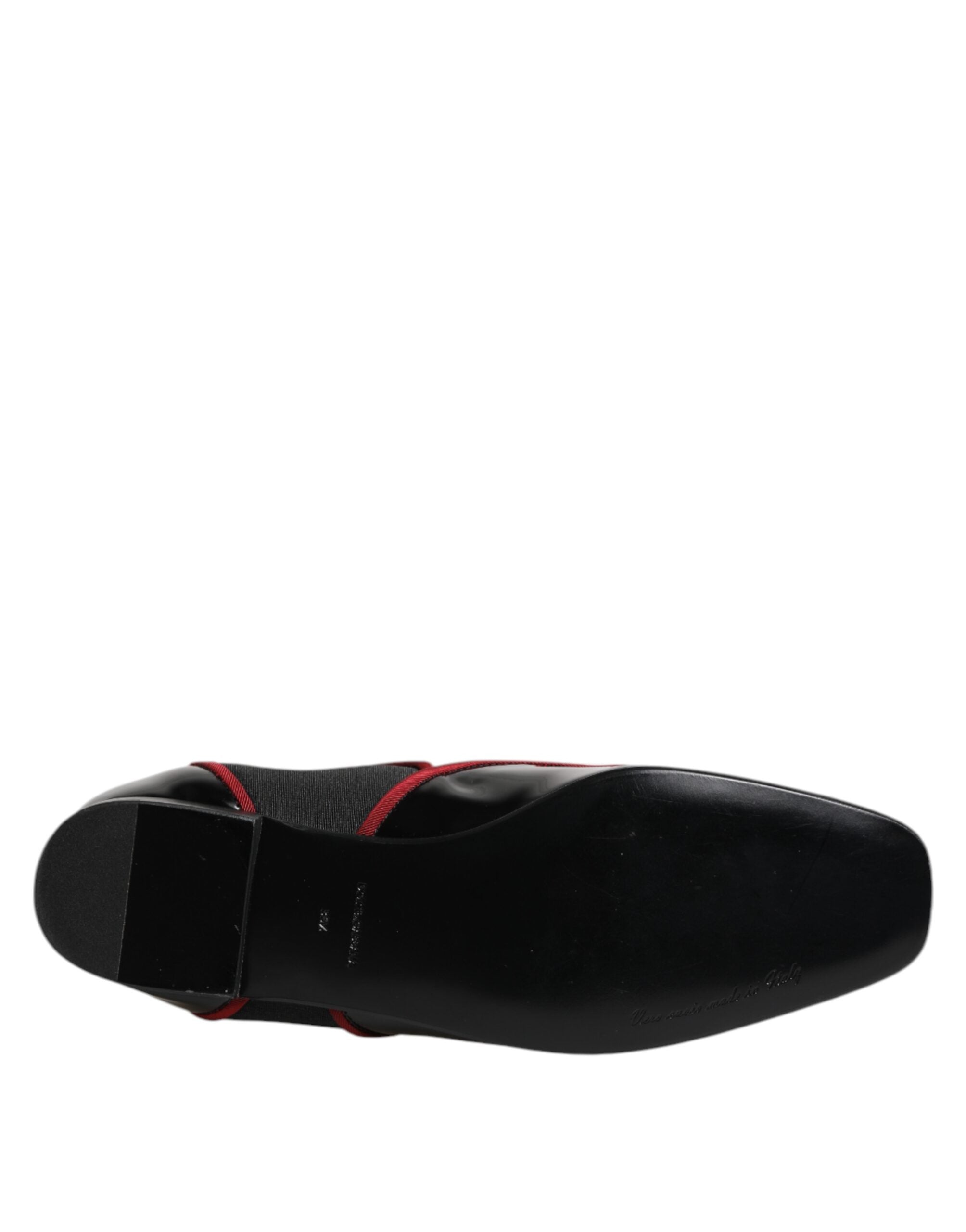 Dolce & Gabbana Black Jackie Button Chelsea Boots Shoes-8
