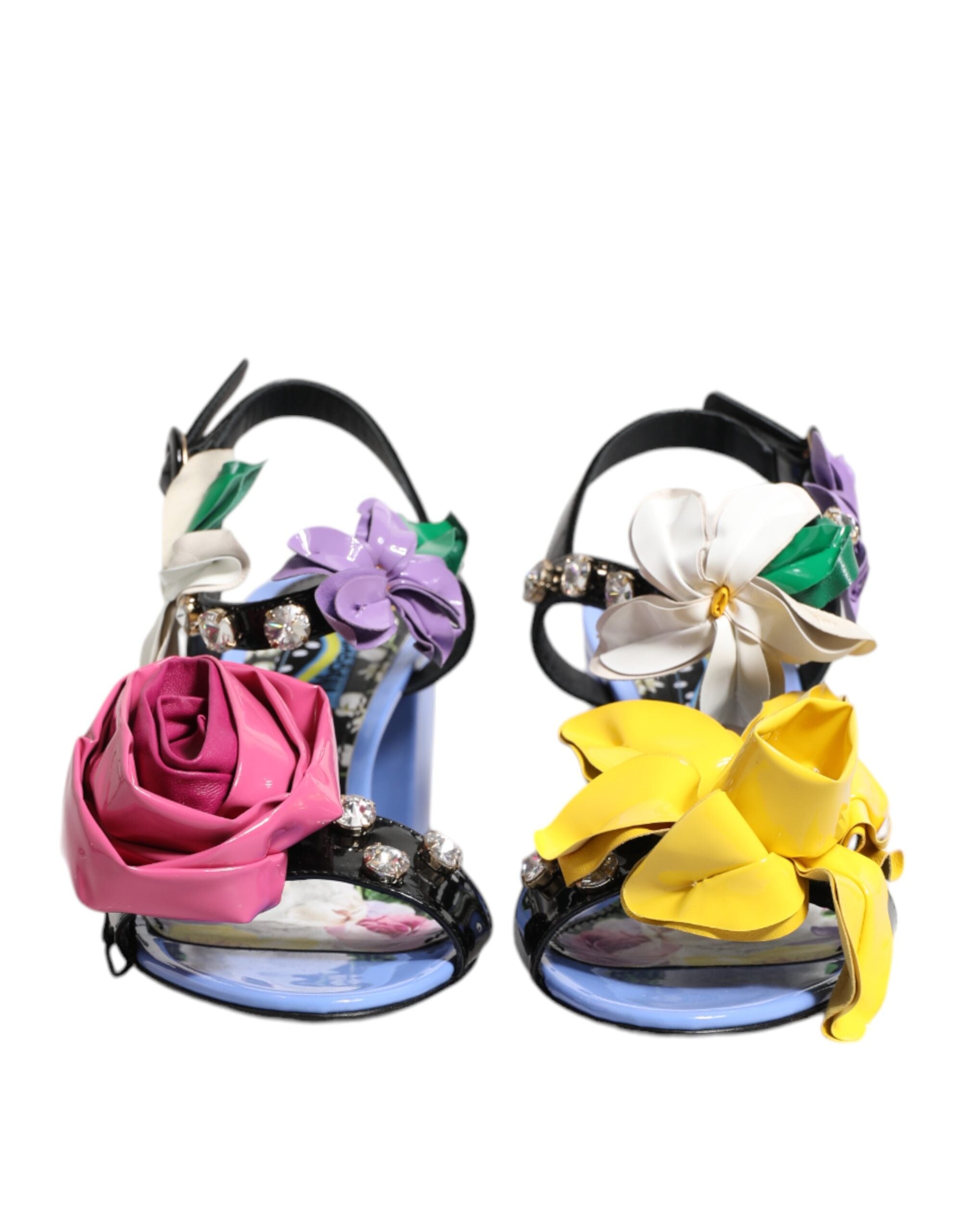 Sandalias KEIRA con cristales y flores multicolor de Dolce & Gabbana-2